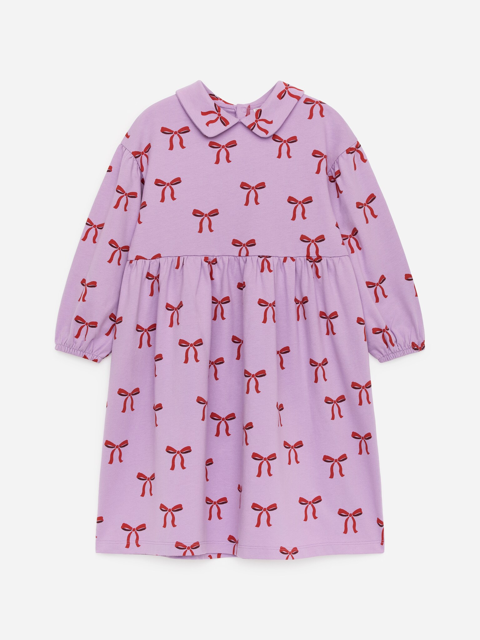 Robe sweat en coton - Mauve