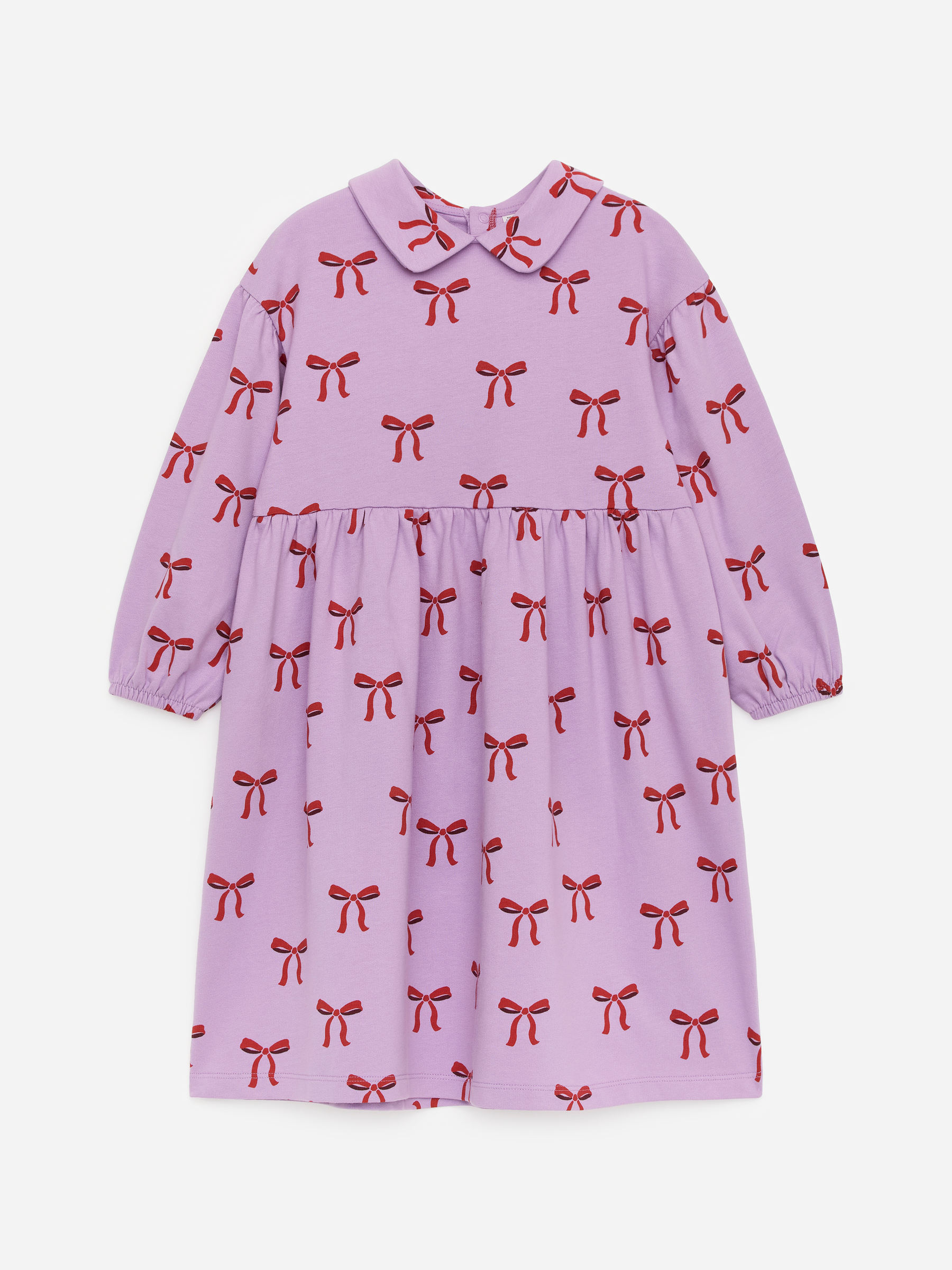 Cotton Sweatshirt Dress-#B196C8-17236