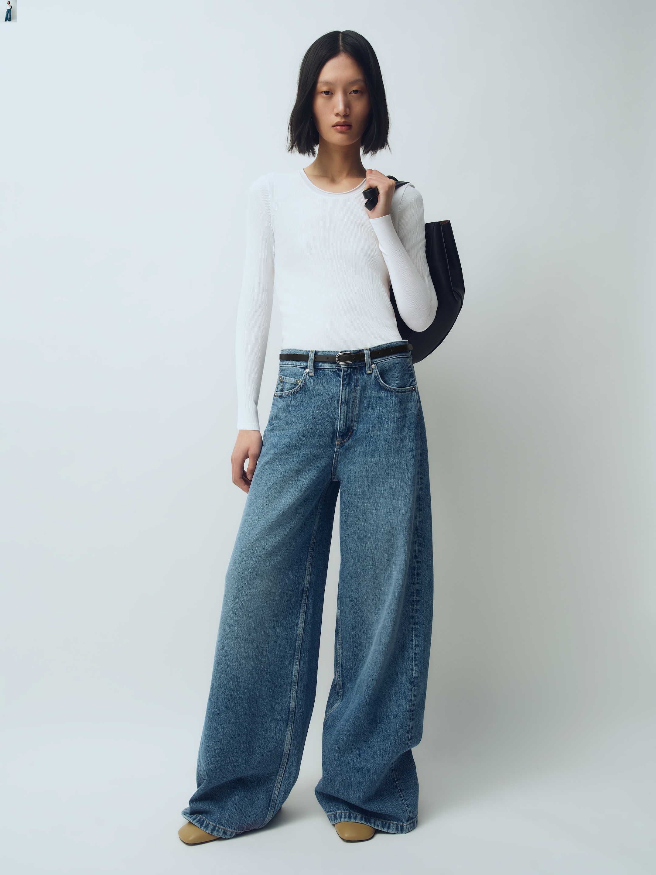 Wide jeans - Blue - Regular fit - women - StillMedia/Environmental - 1