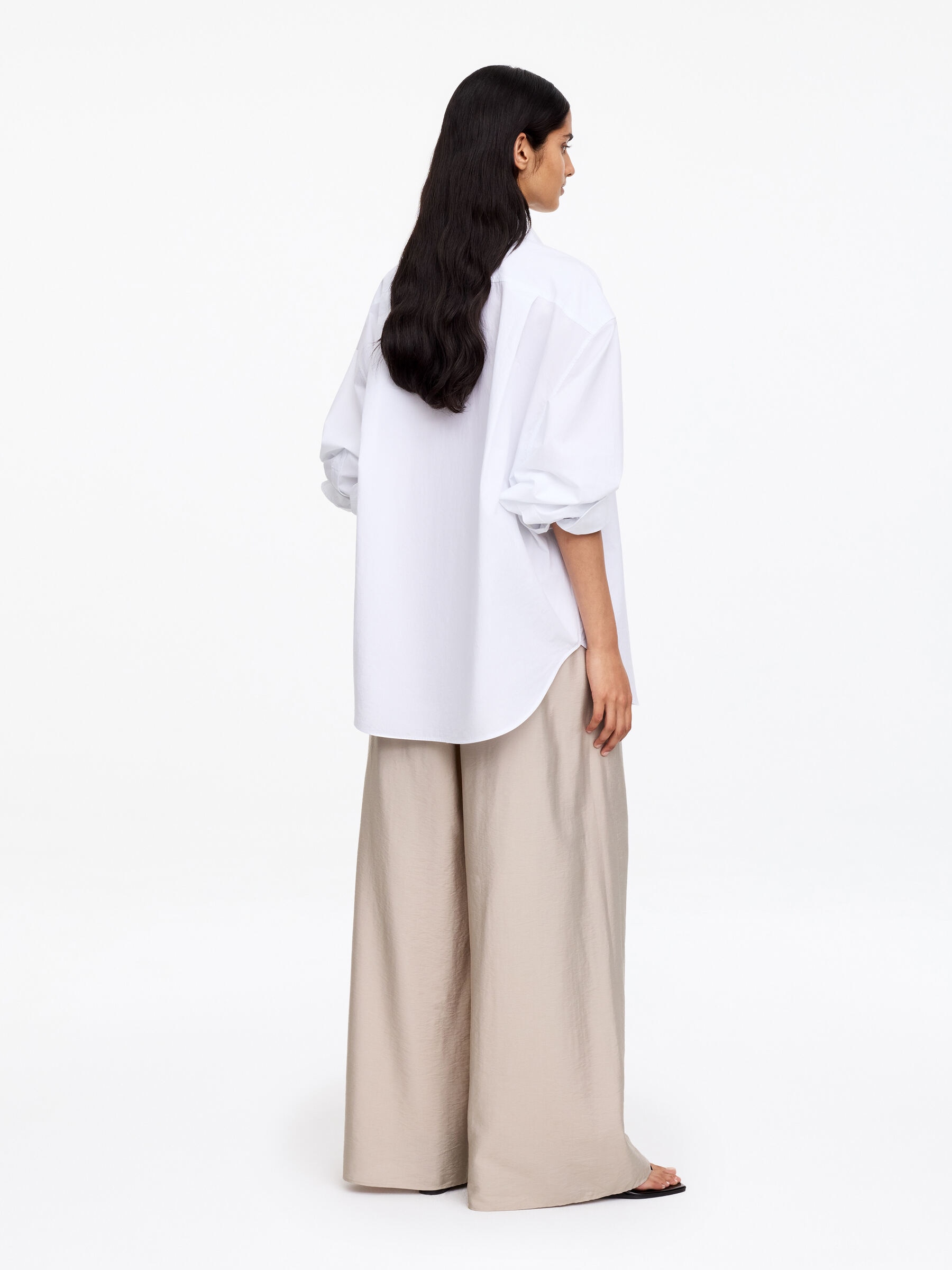 Vida byxor - Mullvadsgrå - Loose fit - Women - StillMedia/Lookbook - 5
