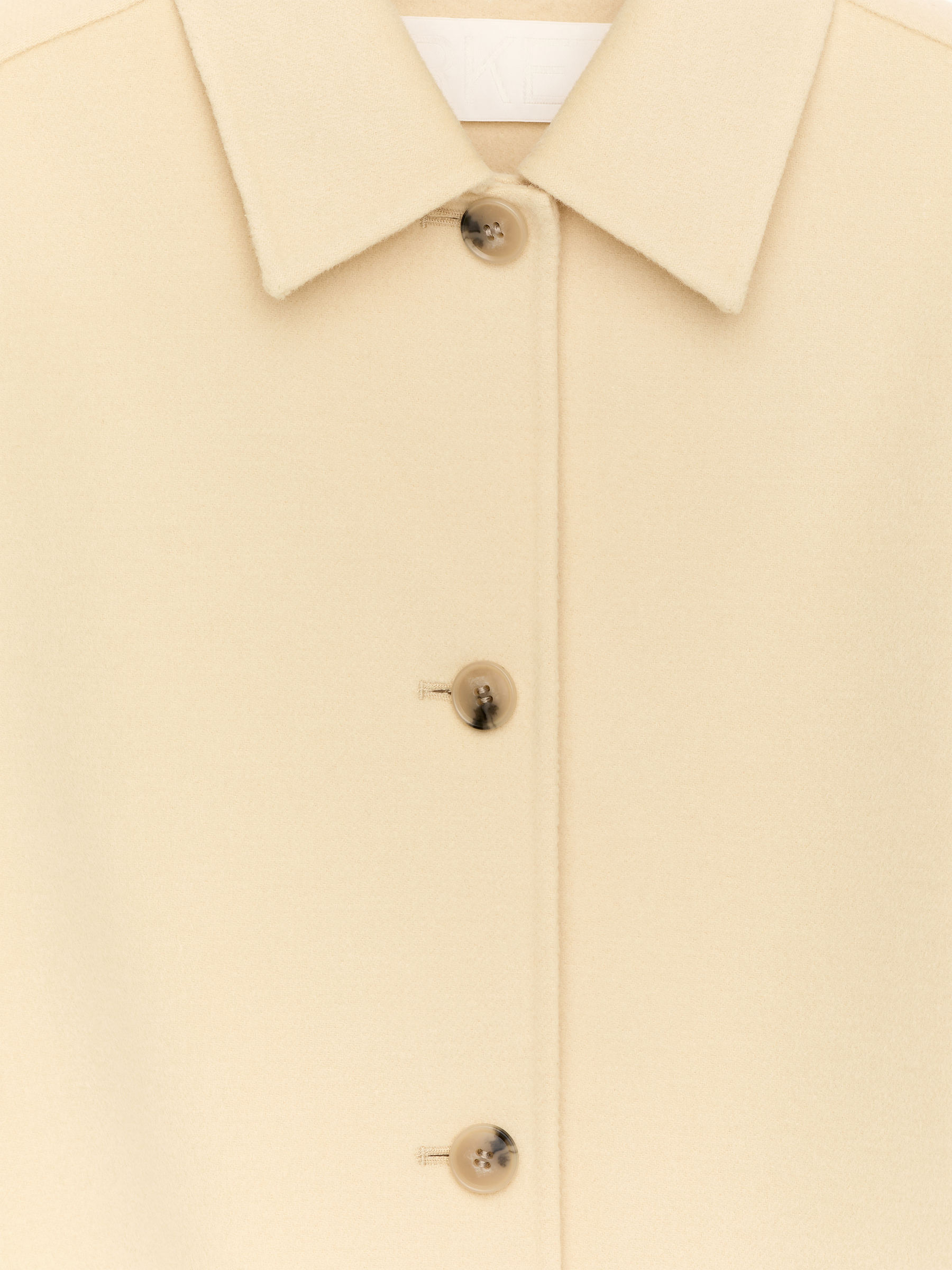 Doubleface-Overshirt aus Wollmischung - Blassgelb - Regular Fit - Women - StillMedia/DescriptiveDetail - 1