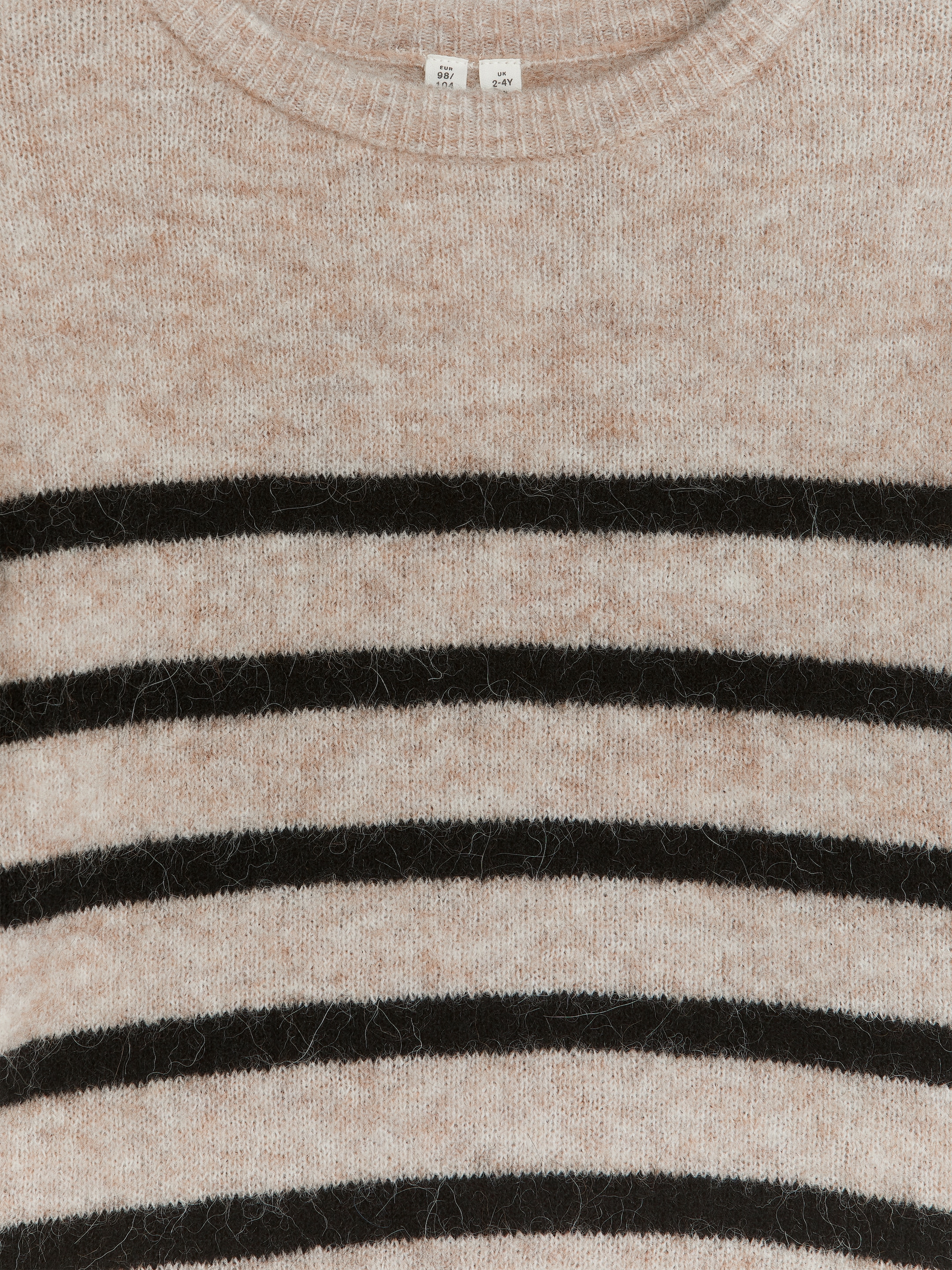 Tröja i alpacka och ull - Beige/svart - Regular fit - Children - StillMedia/DescriptiveDetail - 2