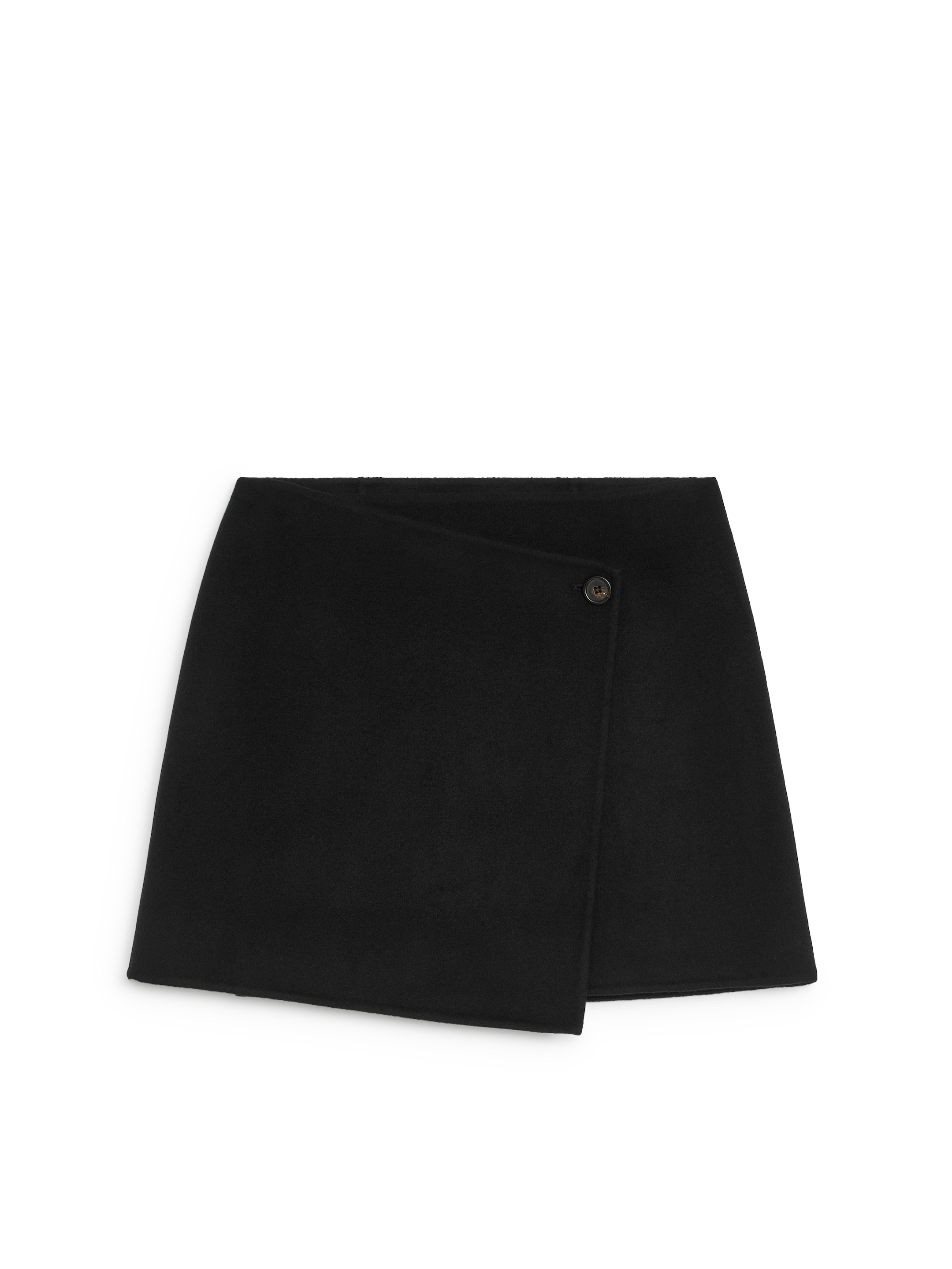 Se større billede: Nederdel i uld og lyocell - Sort - DAME | H&M DK 1