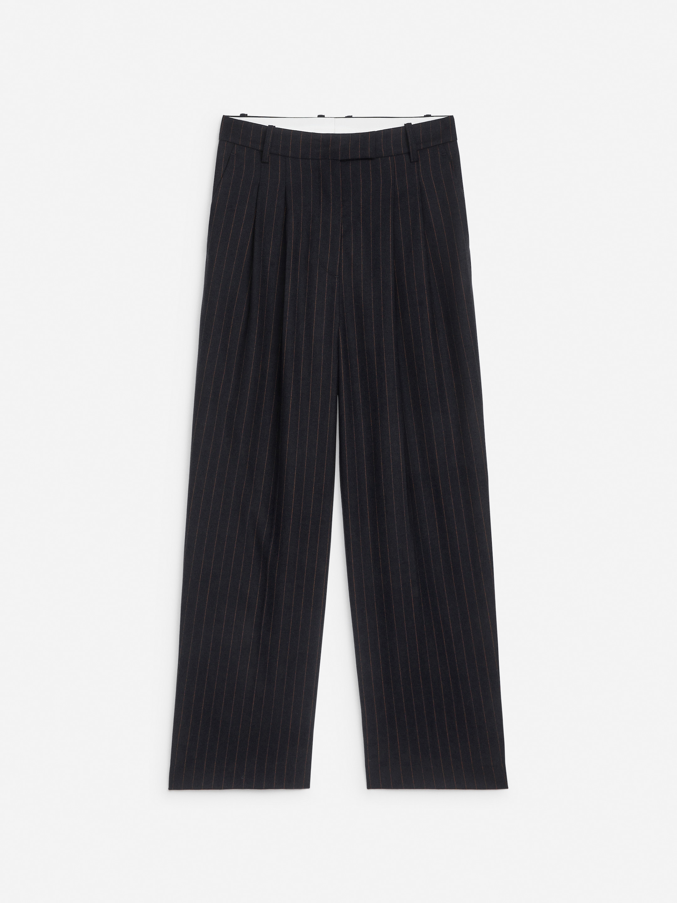 Locker geschnittene Bundfaltenhose - Dunkelblau - Relaxed Fit - Damen - StillMedia/DescriptiveStillLife - 2