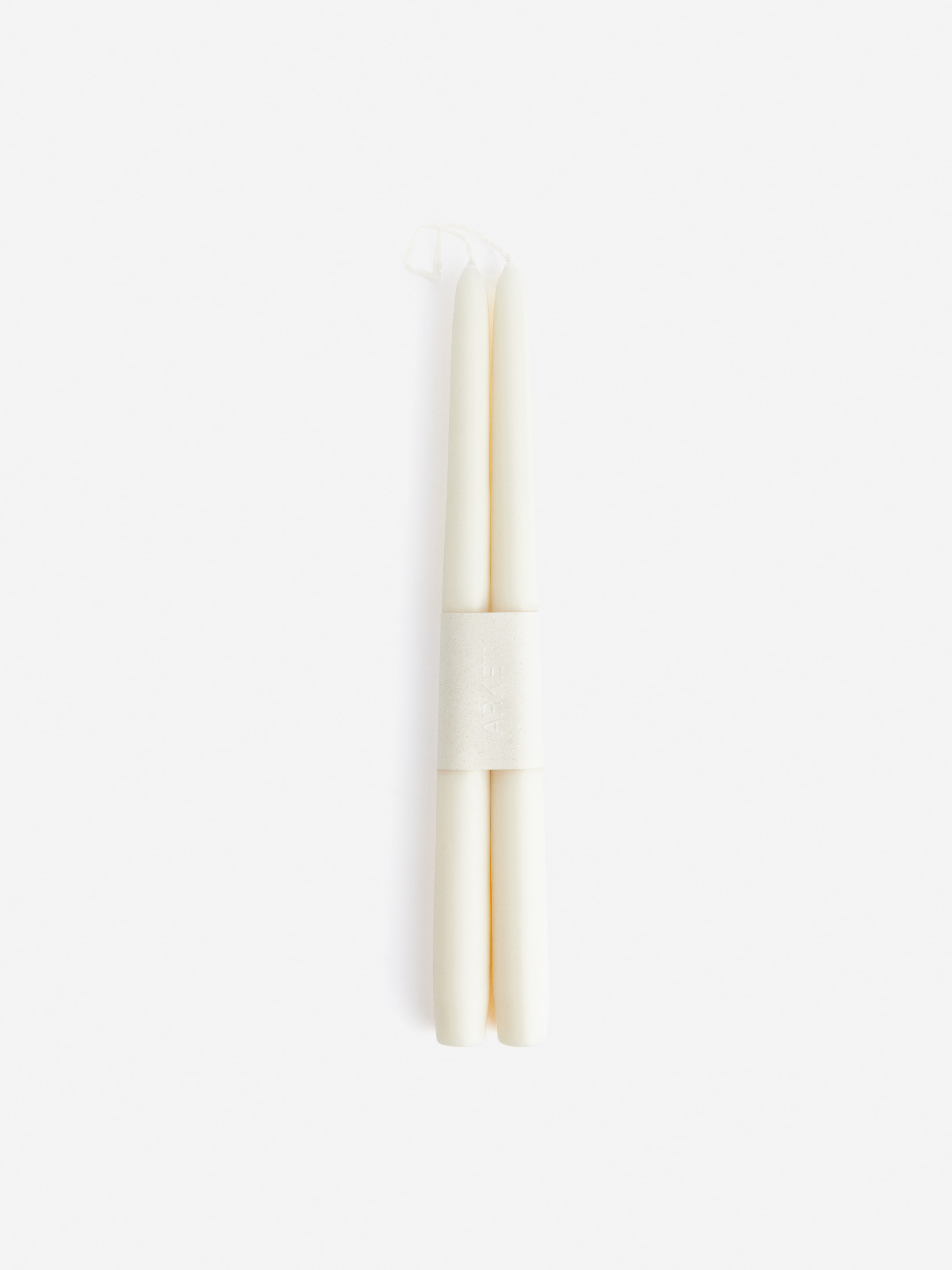 Tapered Candles Set of 2-#E8E4D5-12797