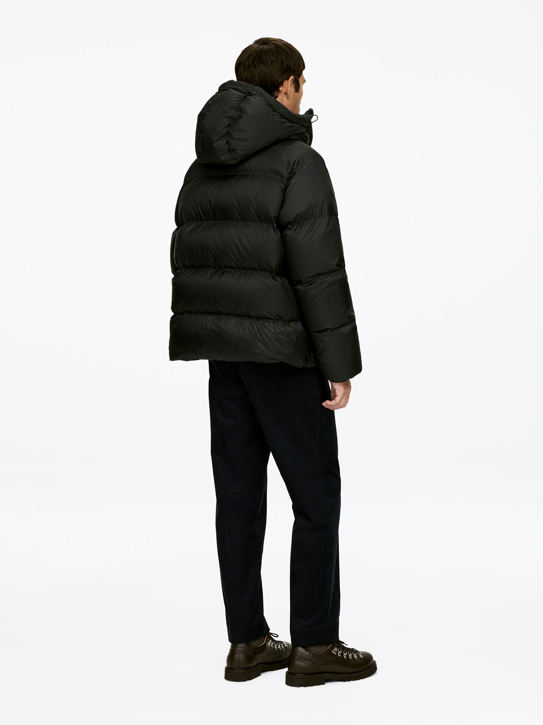 Upcycled Down Sporty Jacket - Black - Regular fit - Men - StillMedia/Lookbook - 5