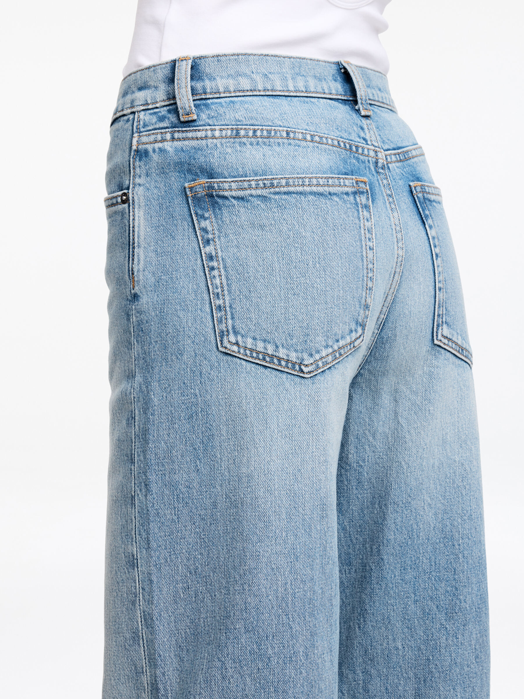 Jean évasé LUPINE - Bleu ciel - Femme - StillMedia/Lookbook - 4