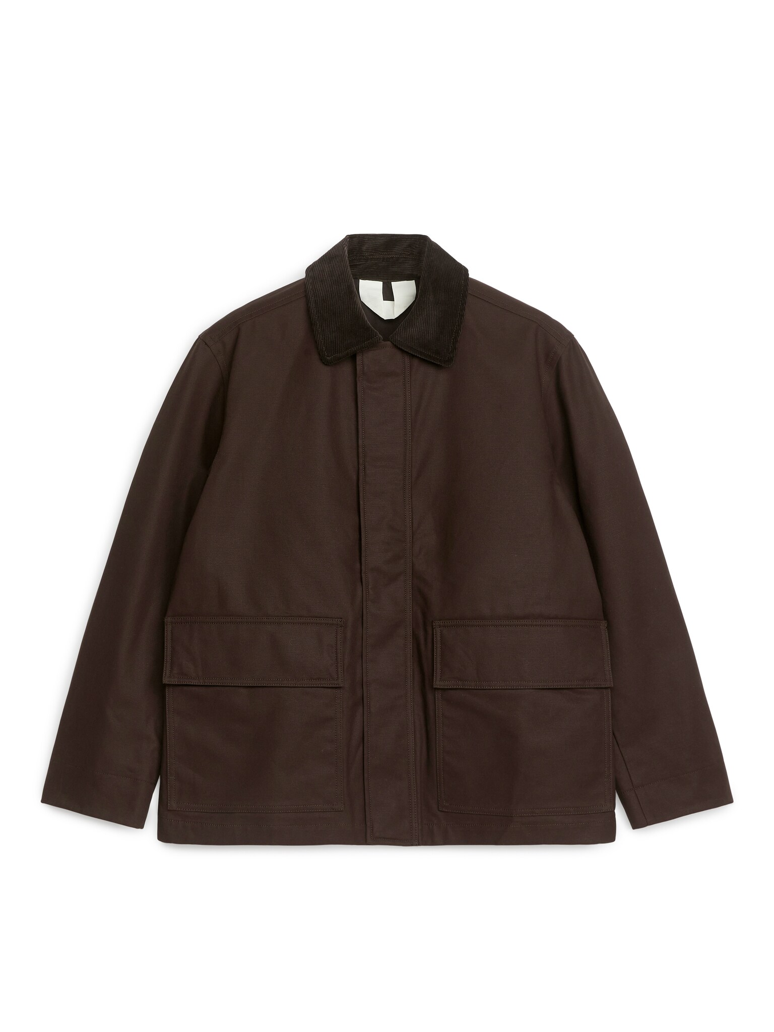 Chaqueta de algodón encerada - Marrón oscuro/Azul oscuro/Verde oscuro