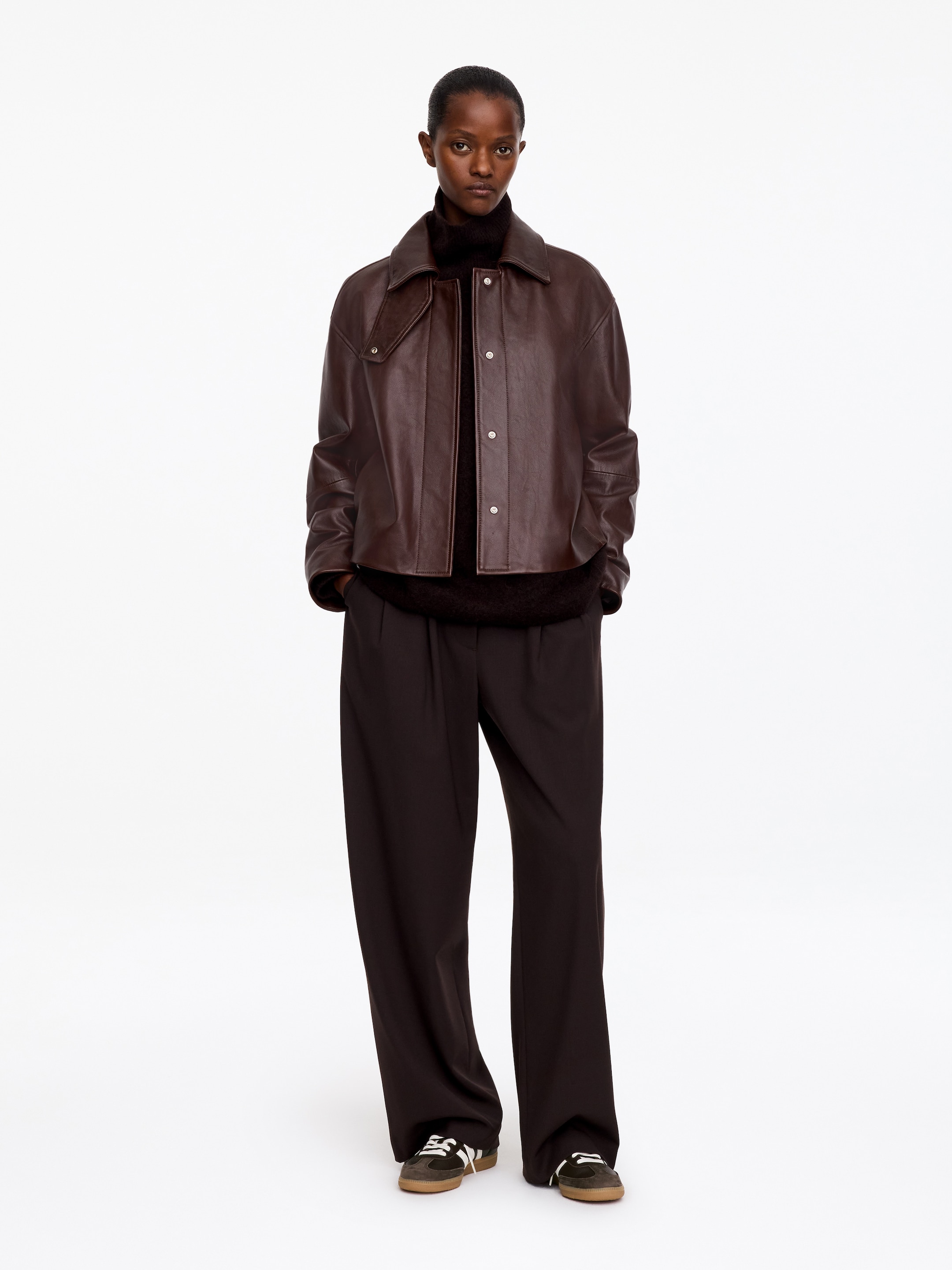 adidas samba trainers - Brown - women - StillMedia/Lookbook - 5