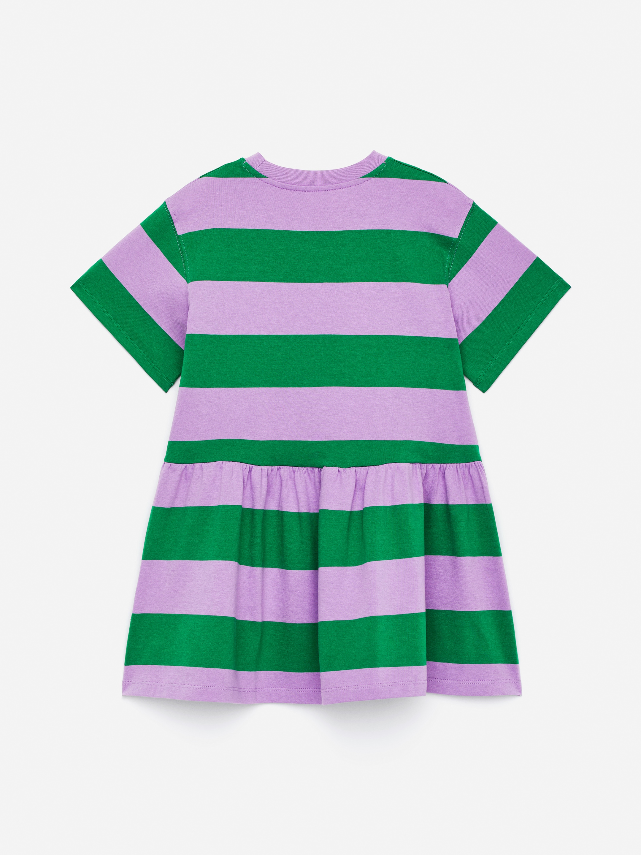 Robe à volants en jersey - Vert/Mauve - Relaxed fit - Enfant - StillMedia/DescriptiveStillLife - 2