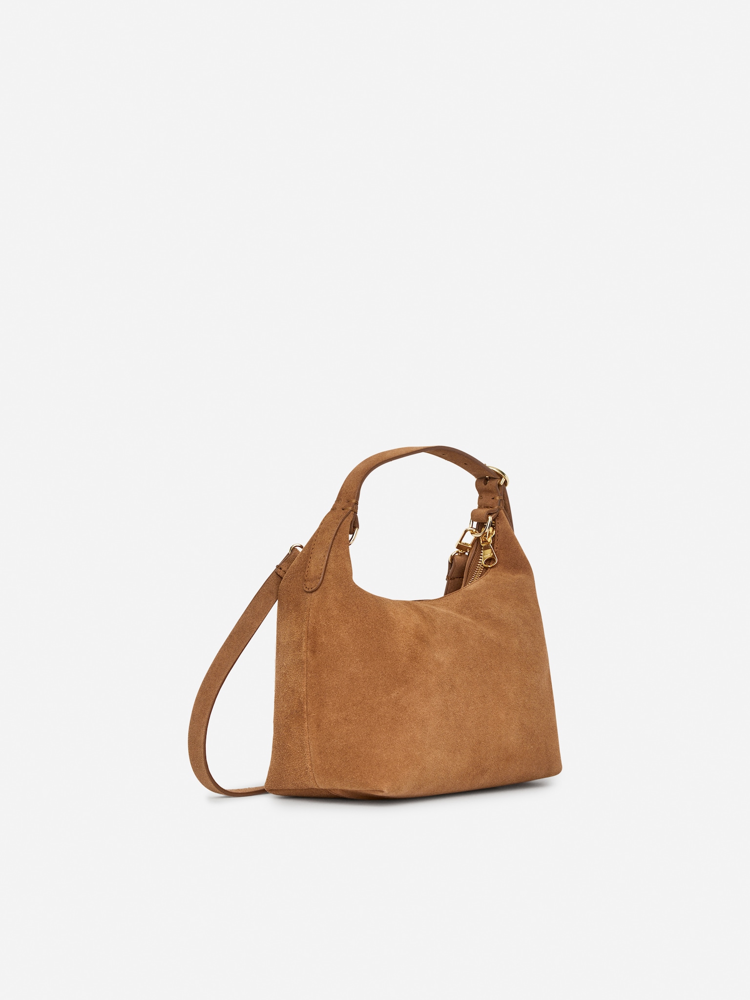 Sac en daim - Marron/Vert kaki/Marron foncé/Beige - 4