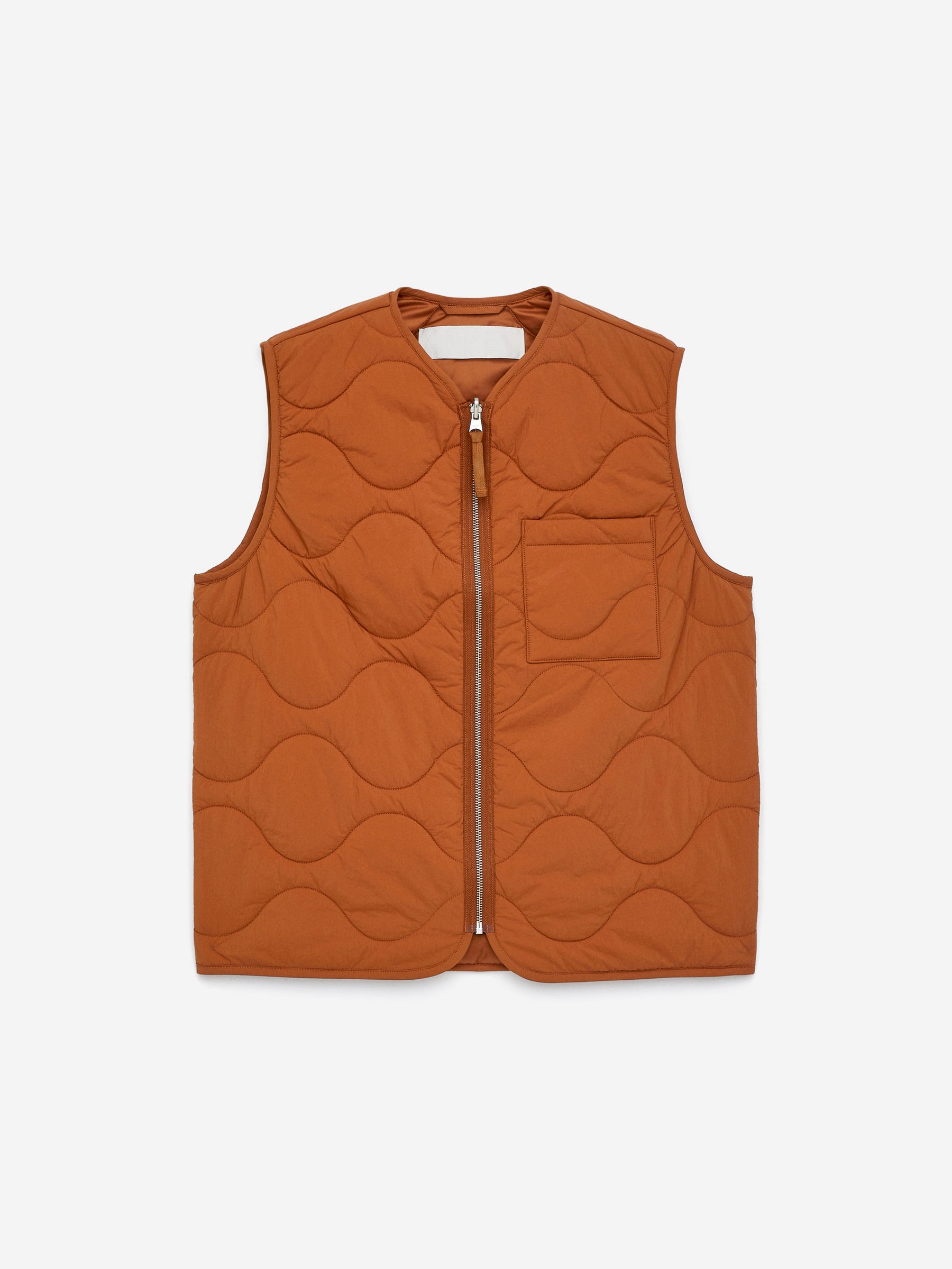 2-in-1 Quilted Liner Vest - Rust - Regular fit - Men - StillMedia/DescriptiveStillLife - 1