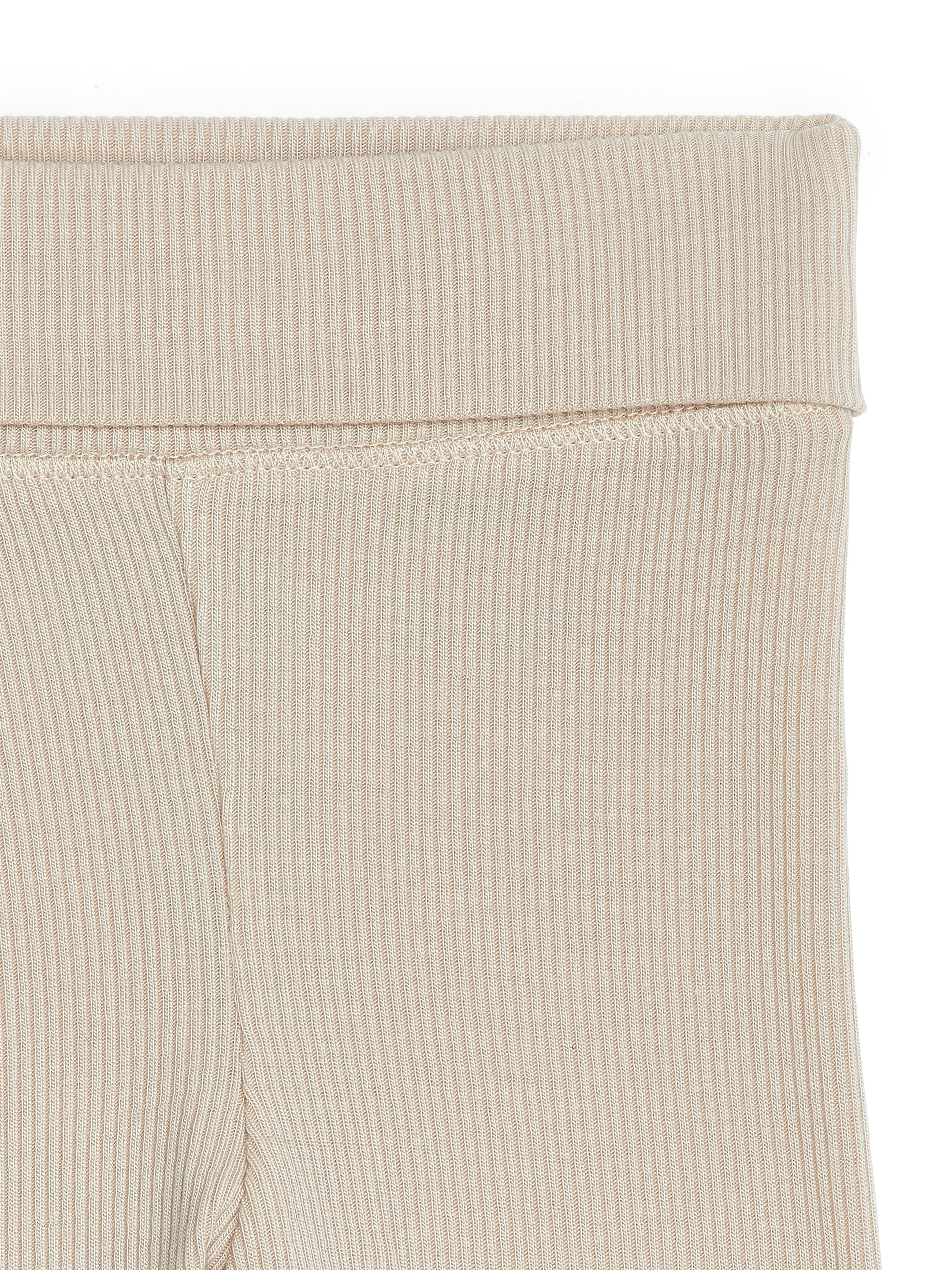 Größeres Bild ansehen: Breit gerippte Leggings für Neugeborene - Beige - Kids | H&M DE 3