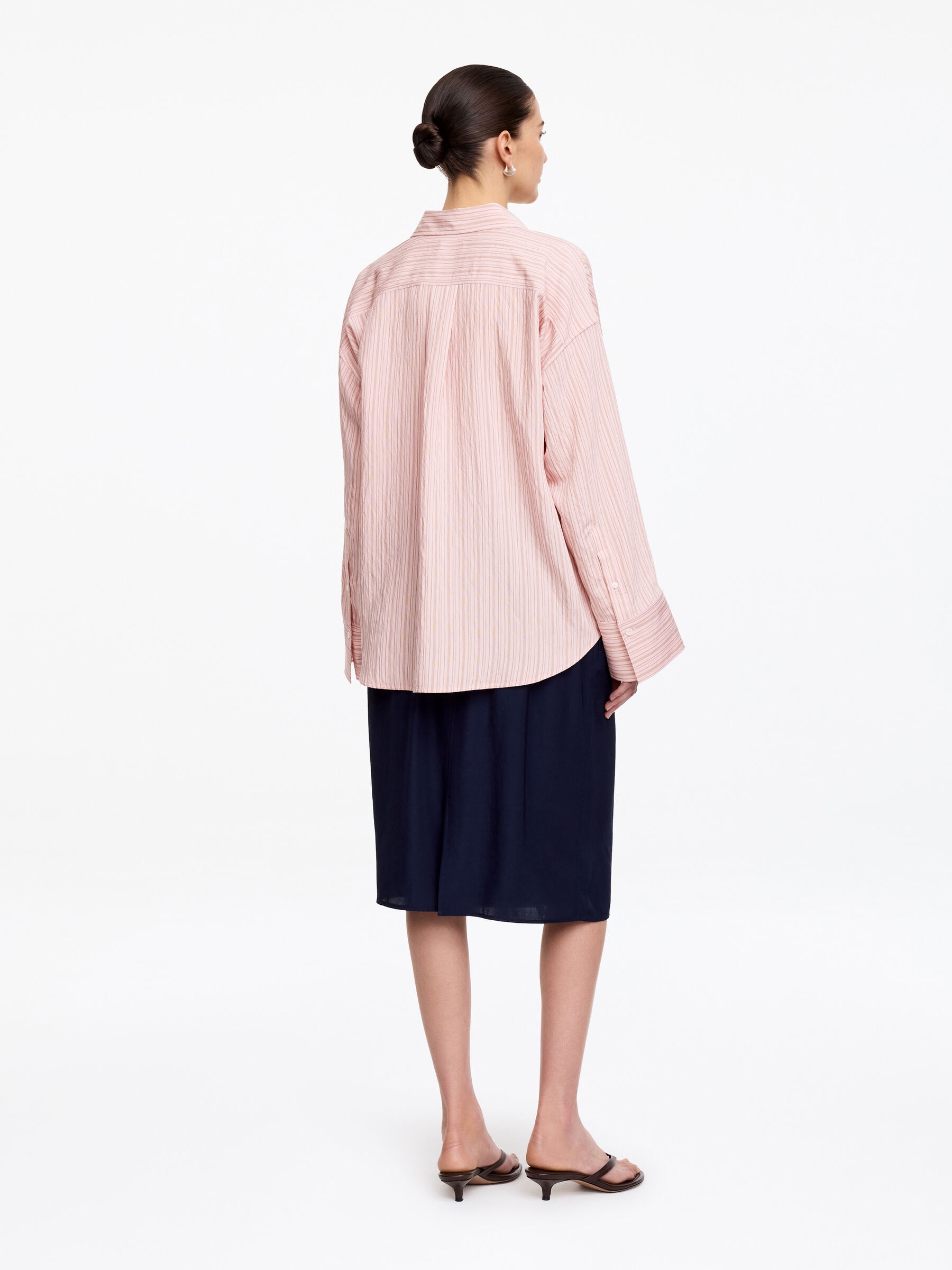 Skjorta i viskosblandning - Rosa - Regular fit - Women - StillMedia/Lookbook - 2