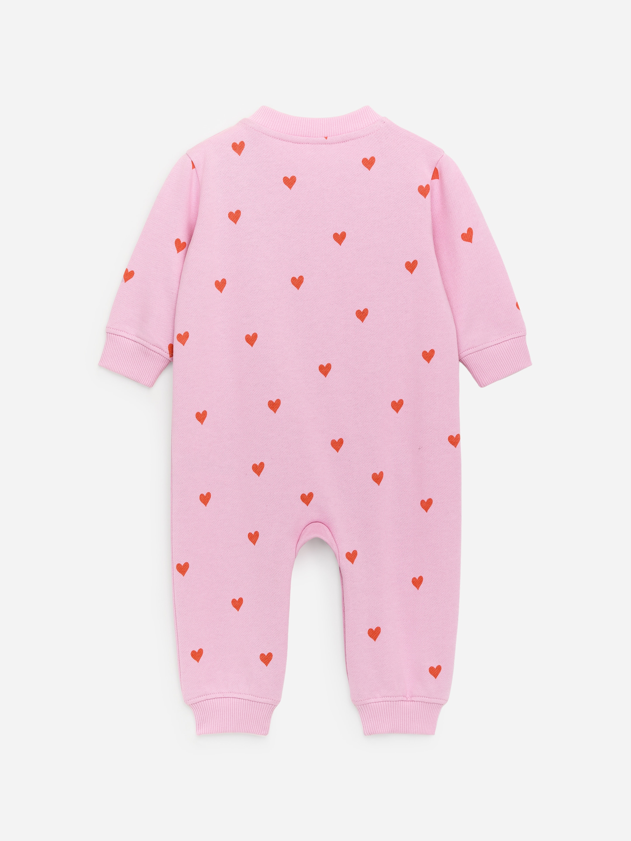 Cotton Overall - Pink/Red Hearts - Loose fit - Children - StillMedia/DescriptiveStillLife - 2