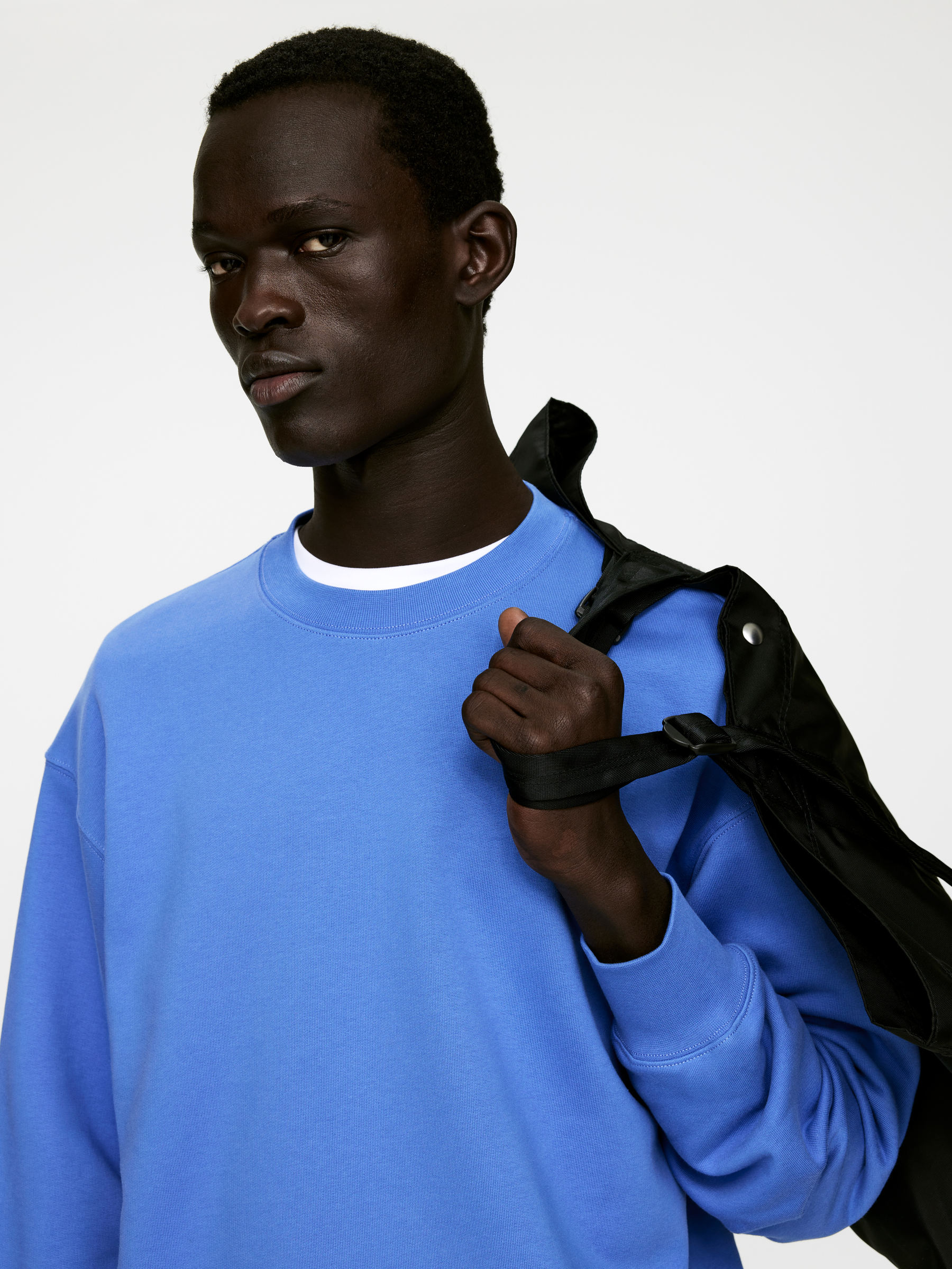 Relaxed Sweatshirt - Blue - Relaxed fit - Men - StillMedia/Lookbook - 6
