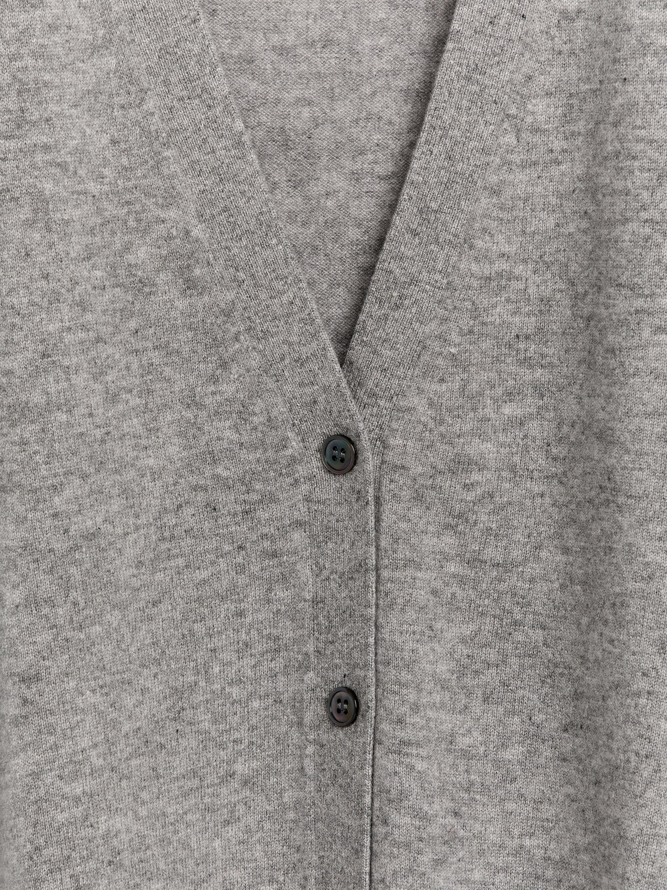 Kofta i kashmir - Grå - Loose fit - Women - StillMedia/DescriptiveDetail - 2