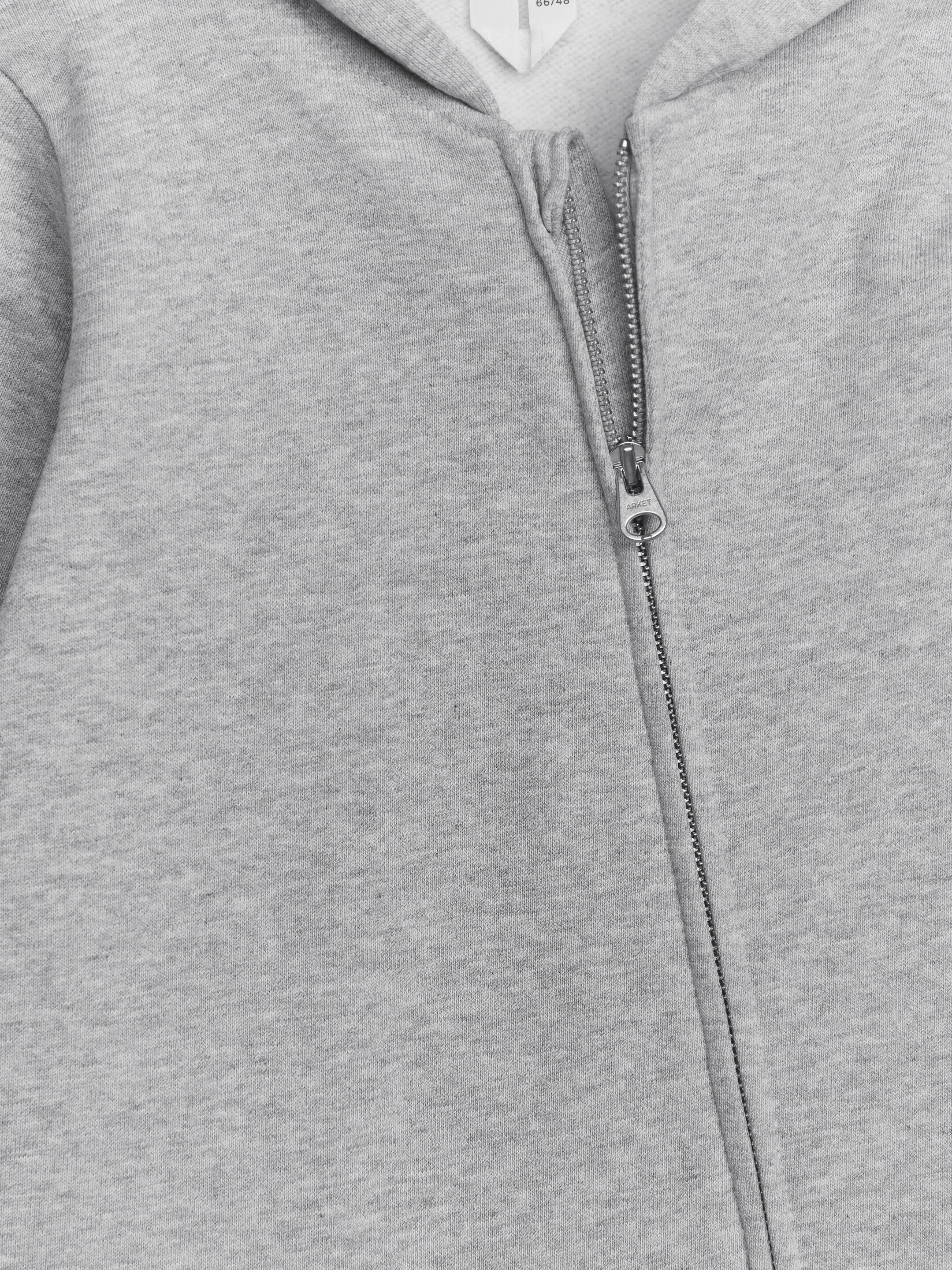 Grösseres Bild ansehen: Jersey-Overall mit Kapuze - Graumeliert - KINDER | H&M CH 3