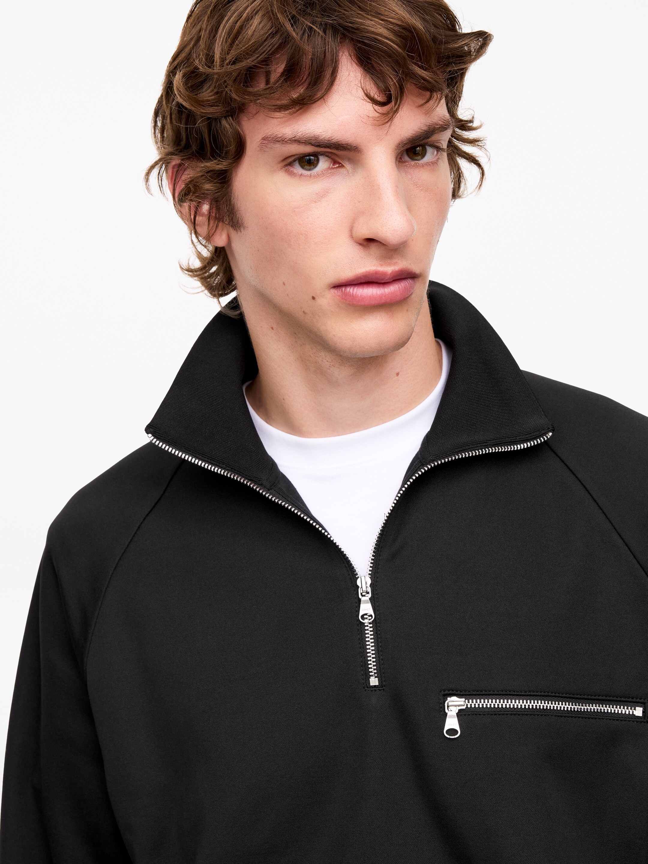Tracksuit Sweatshirt - Black - Relaxed fit - Men - StillMedia/Lookbook - 4