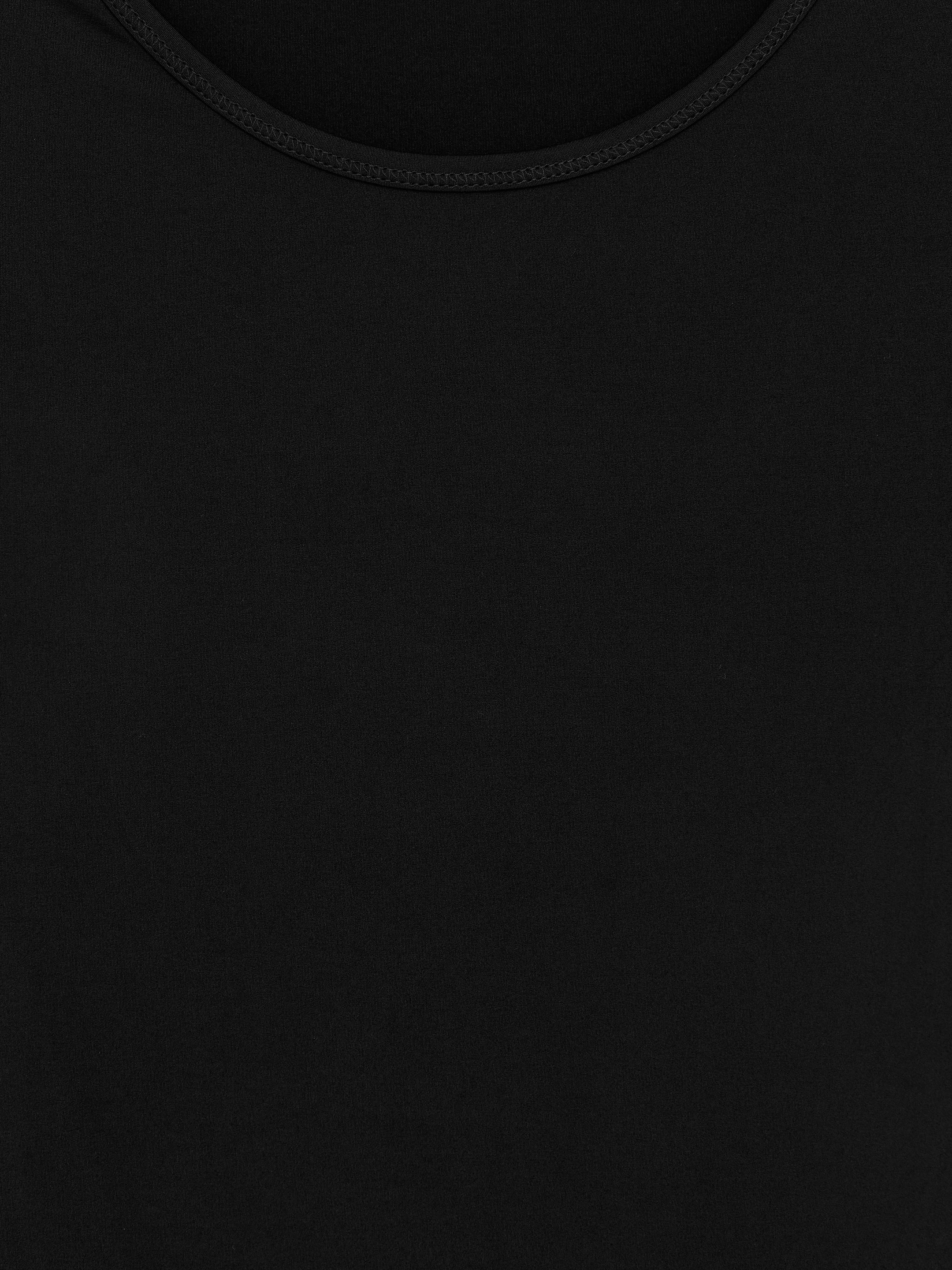 Micro T-Shirt - Black - Slim fit - Women - StillMedia/DescriptiveDetail - 2