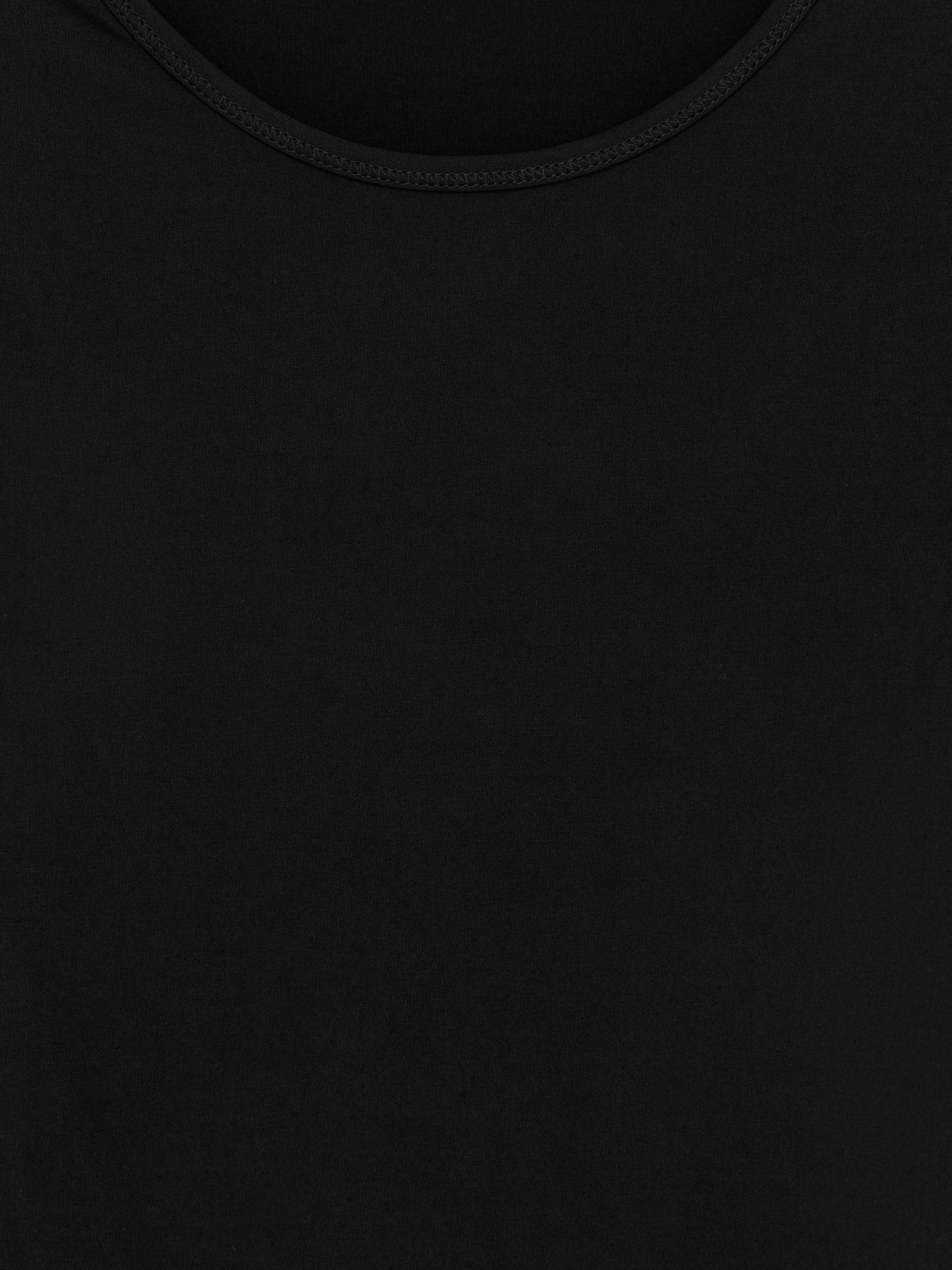 Micro T-Shirt - Black - Slim fit - Women - StillMedia/DescriptiveDetail - 2