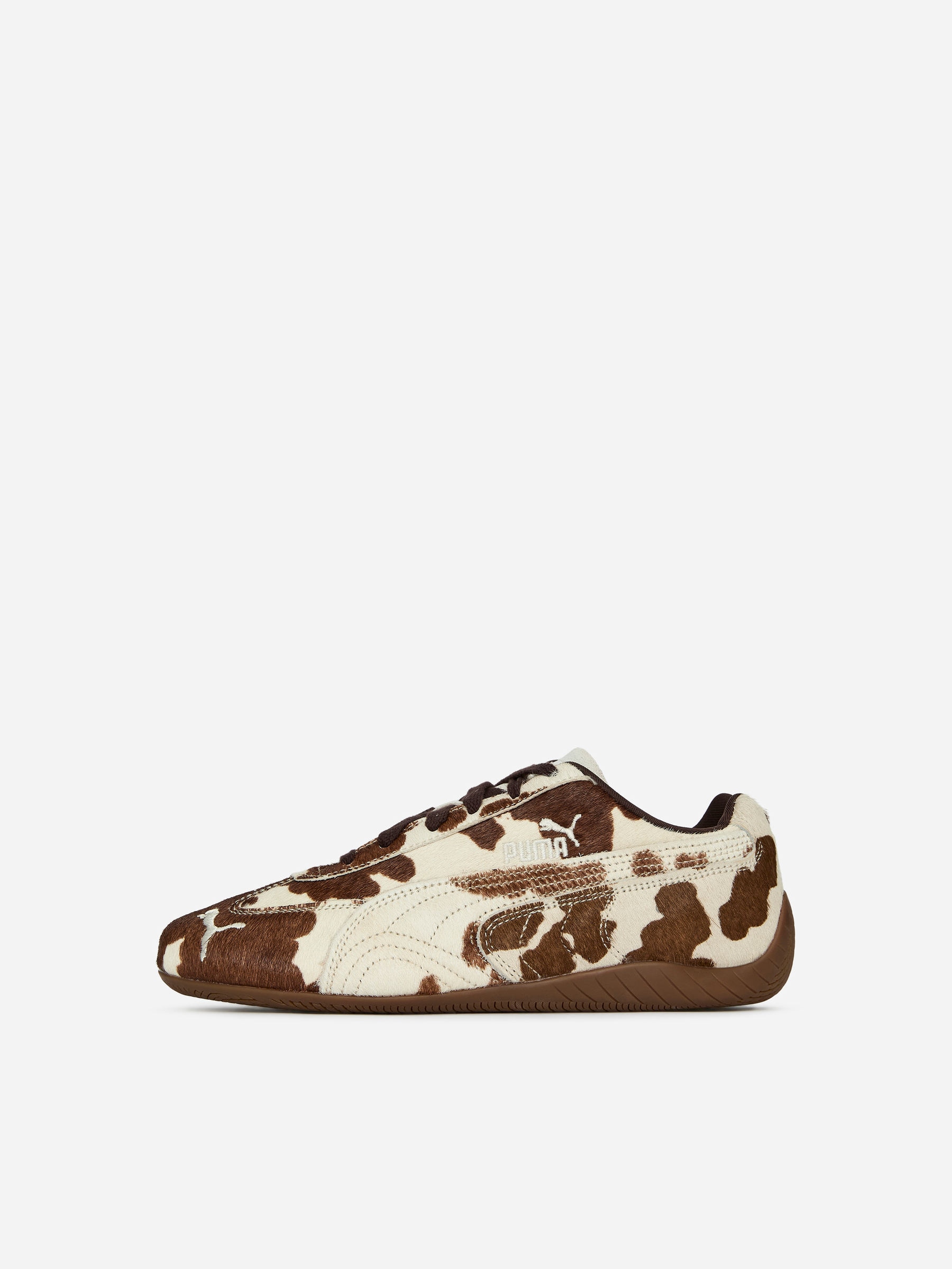 Puma Speedcat Cow Print Trainers - Beige/Brown - Women - StillMedia/DescriptiveStillLife - 7