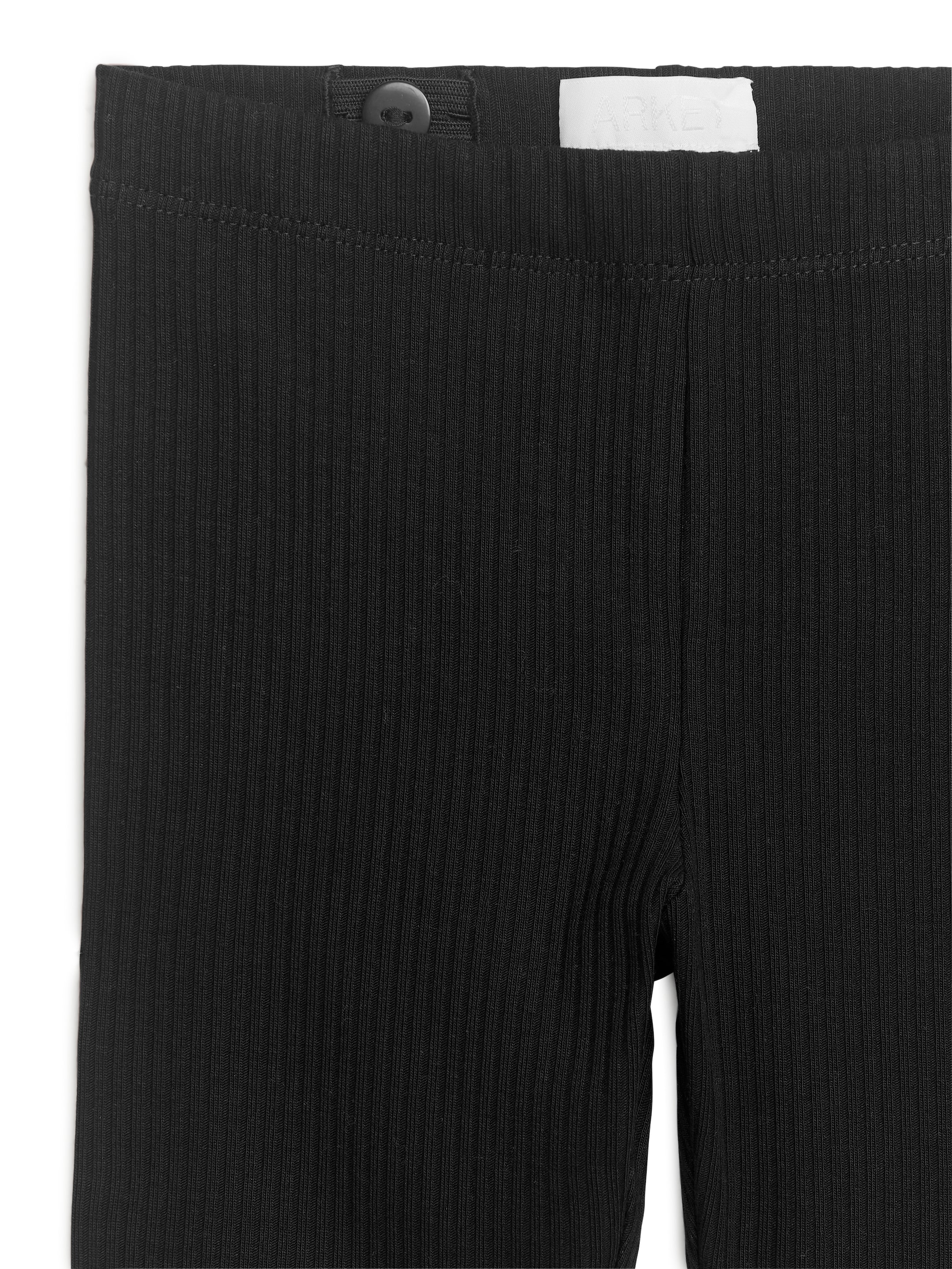 Cykelbyxor i ribbstickad trikå - Svart - Slim fit - Children - StillMedia/DescriptiveDetail - 3