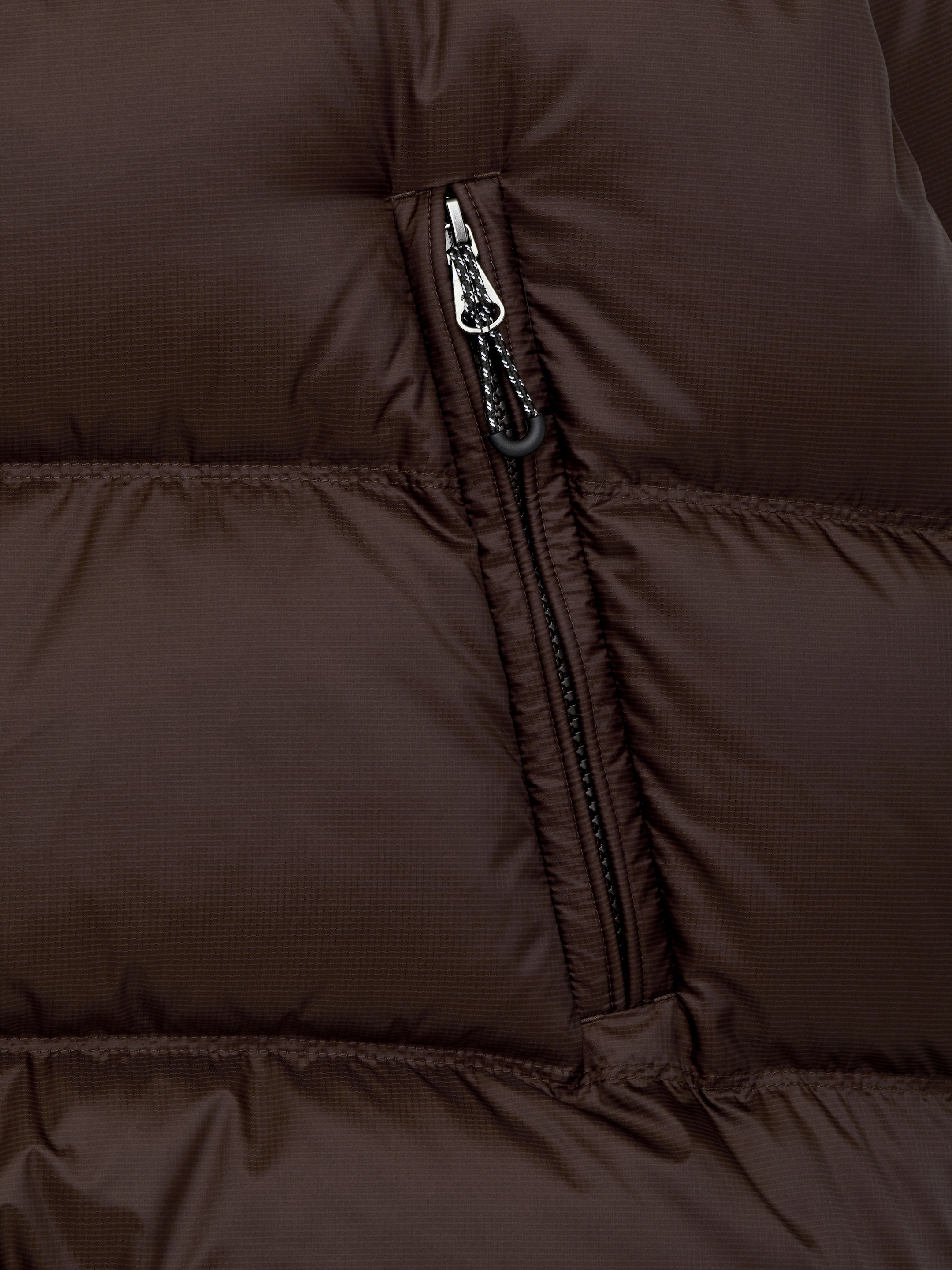 Upcycled Down Sporty Jacket - Dark Brown - Regular fit - Men - StillMedia/DescriptiveDetail - 3