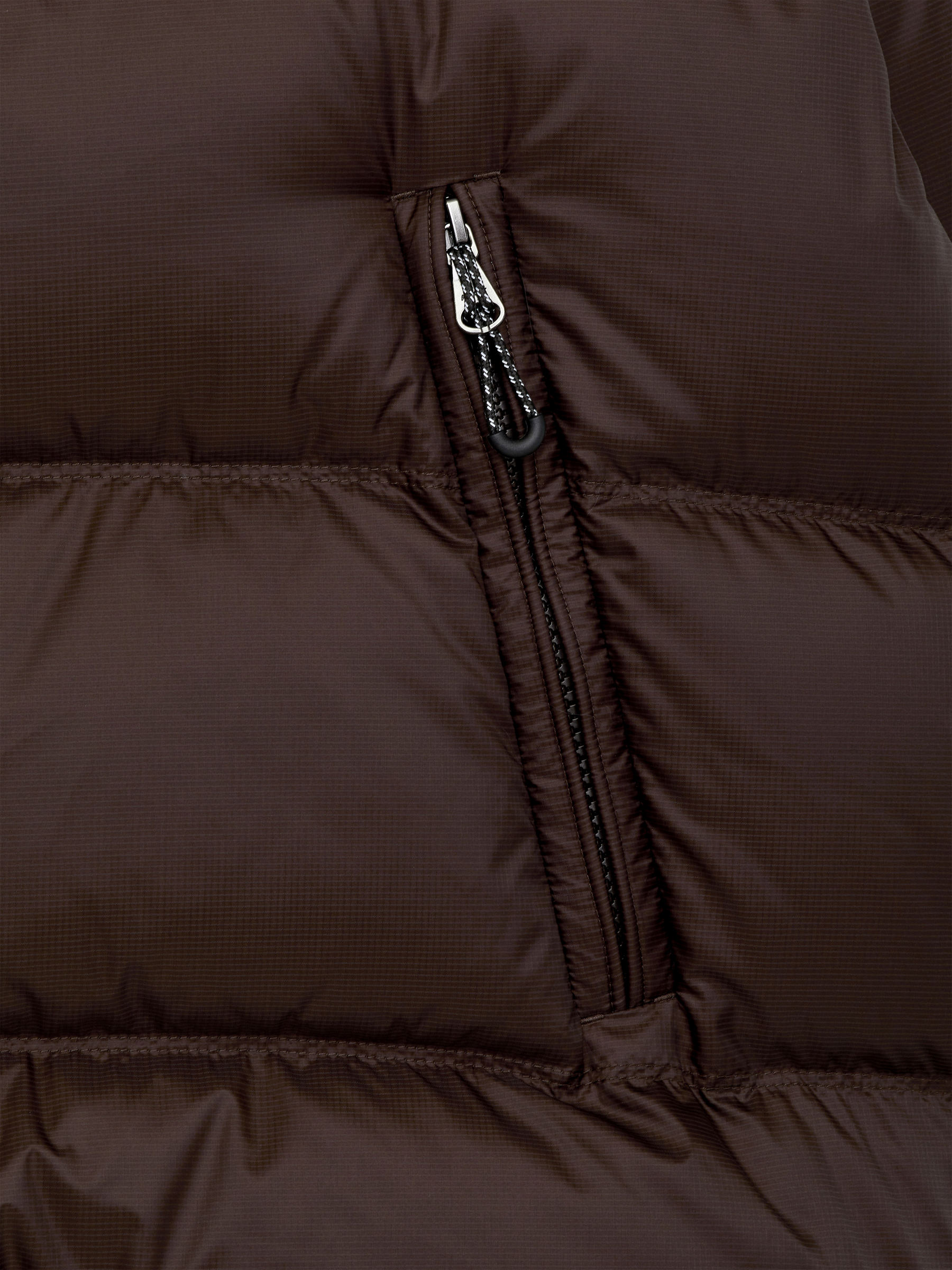 Upcycled Down Sporty Jacket - Dark Brown - Regular fit - Men - StillMedia/DescriptiveDetail - 3