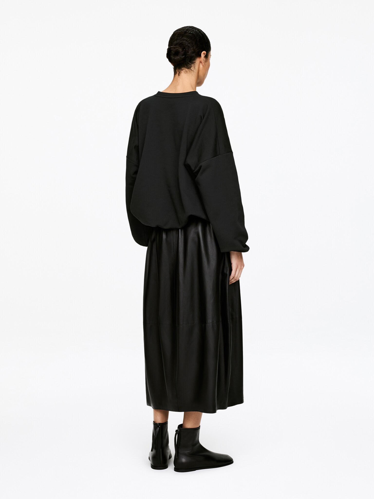 Ballong collegegenser - Svart - 6