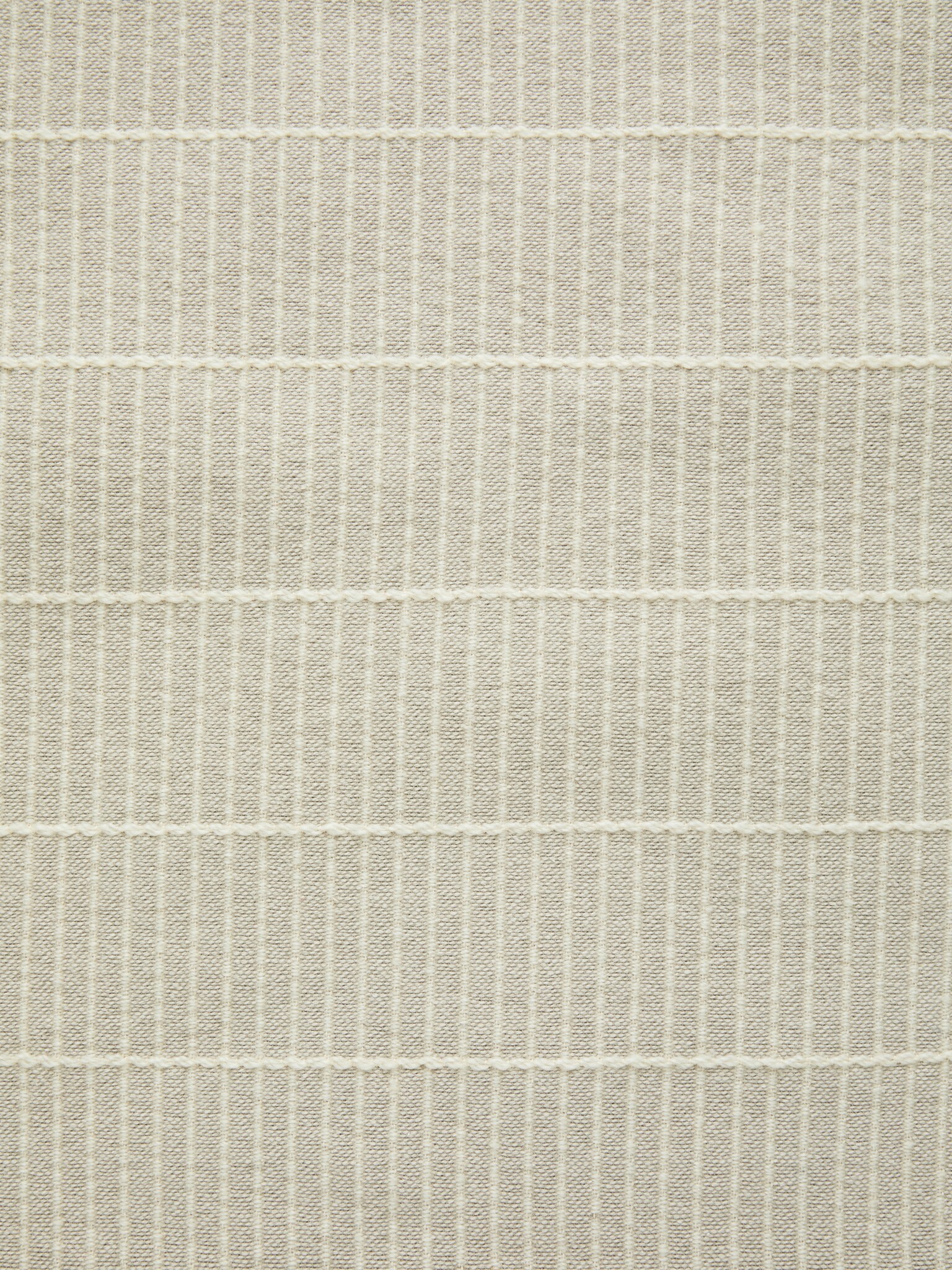 Housse de coussin en coton et laine 50 x 50 cm - Beige - 2