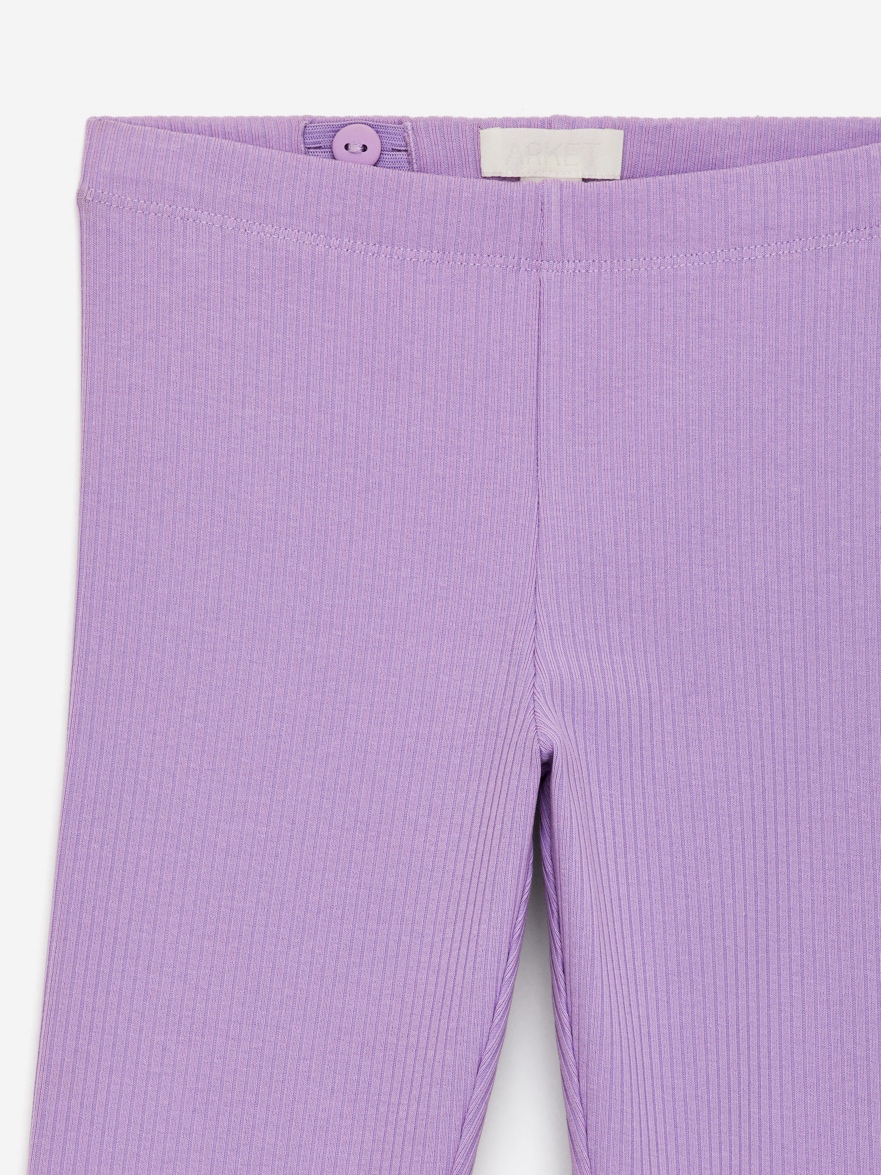 Rib Jersey Leggings - Lilac - Regular fit - Children - StillMedia/DescriptiveDetail - 1