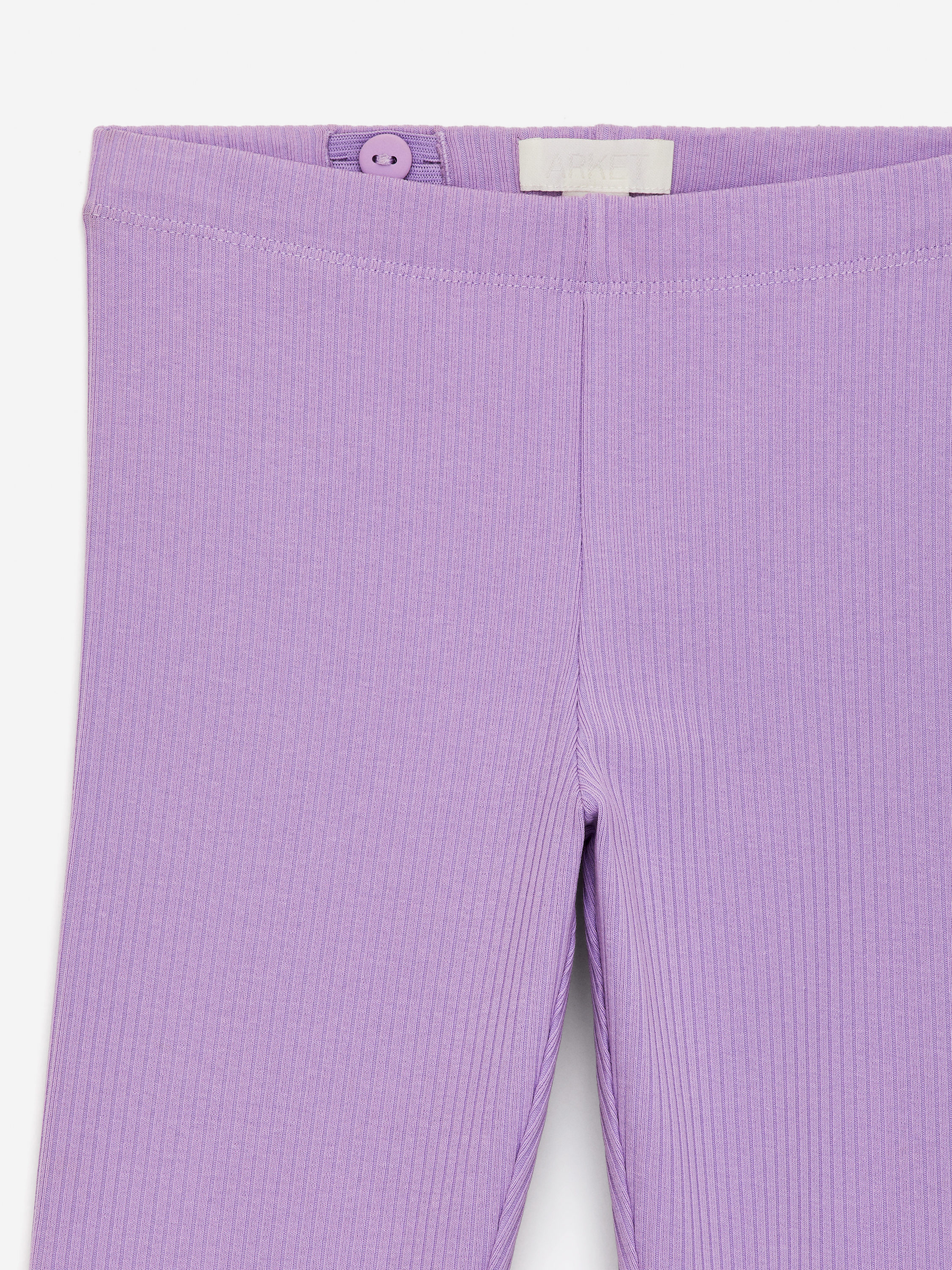 Rib Jersey Leggings - Lilac - Regular fit - Children - StillMedia/DescriptiveDetail - 1