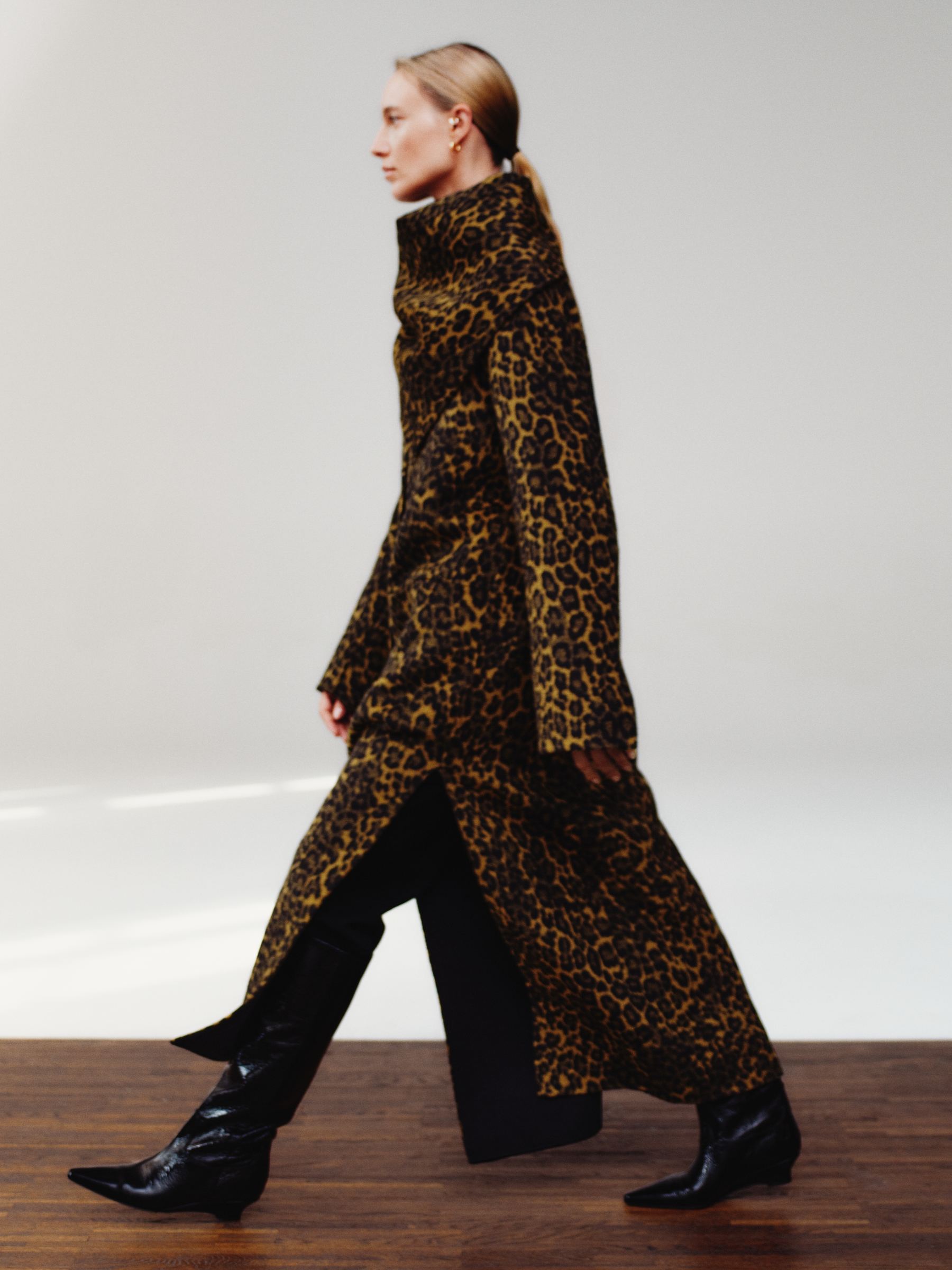 Doublé Wool-Blend Coat-#8F7245-16948