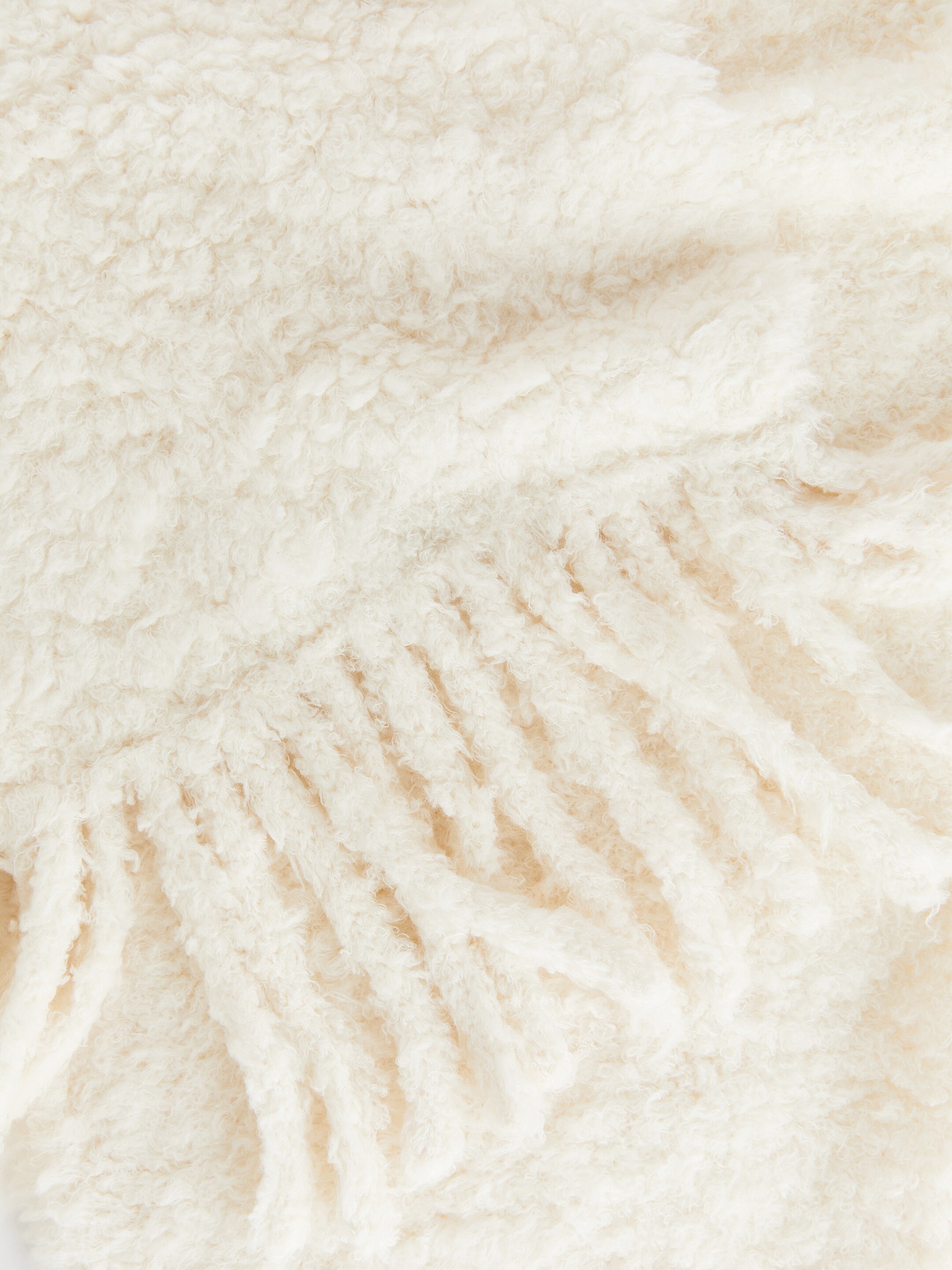 Größeres Bild ansehen: Bouclé-Schal - Cremeweiß - Ladies | H&M DE 2