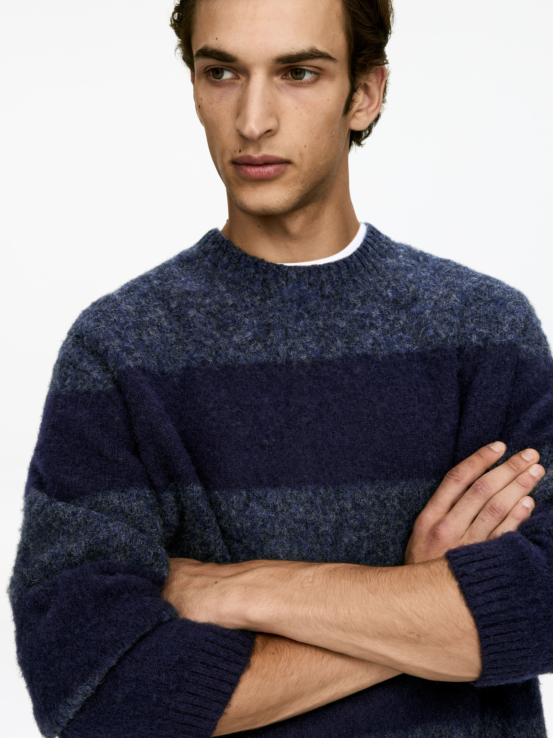 Pull en laine - Bleu - Regular fit - Homme - StillMedia/Lookbook - 5