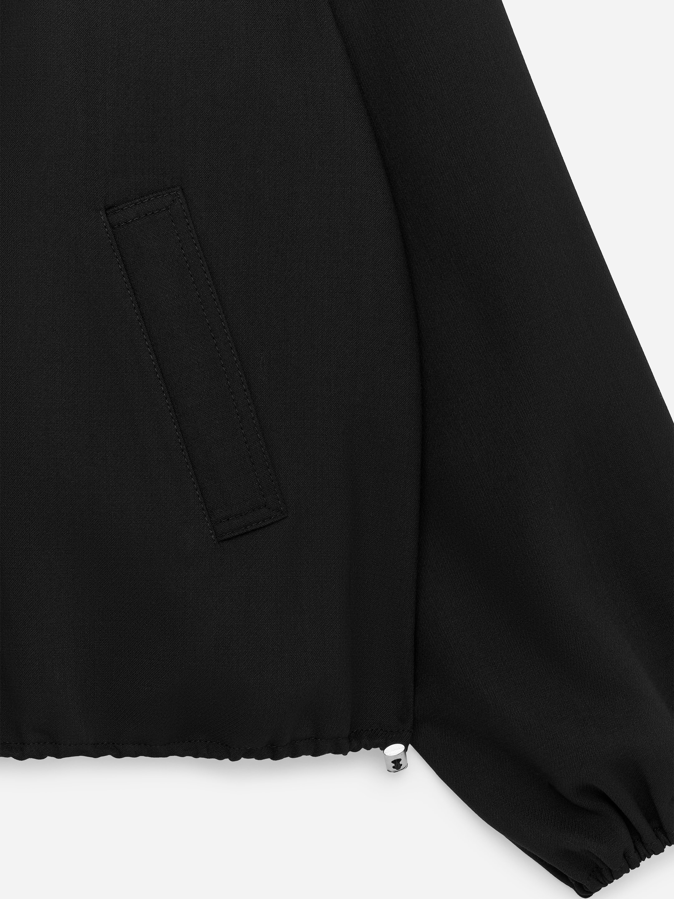 Jacka med bubble hem - Svart - Relaxed fit - Women - StillMedia/DescriptiveDetail - 2