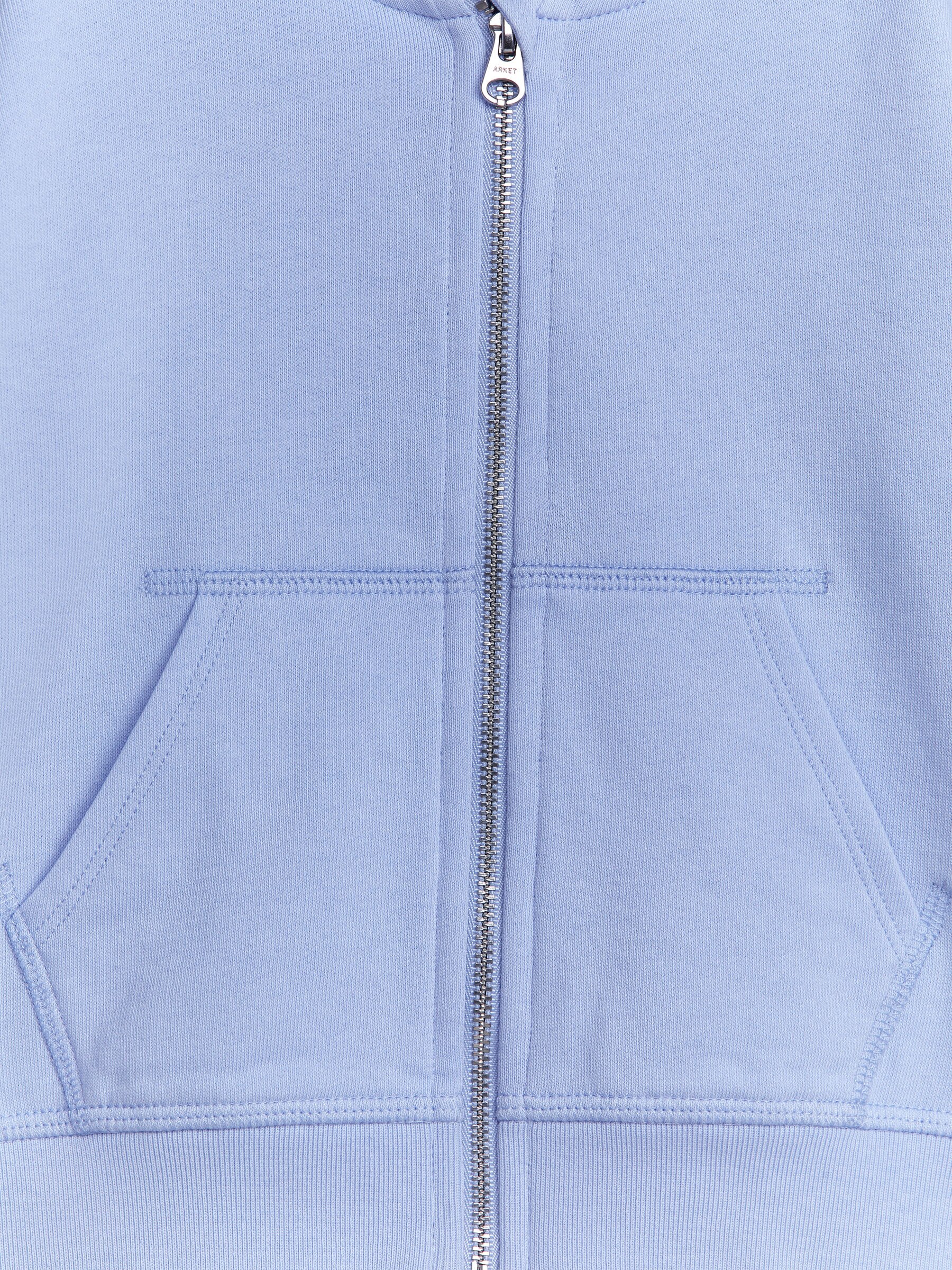 Zip Hoodie - Dusty Light Blue - Loose fit - Children - StillMedia/DescriptiveDetail - 2