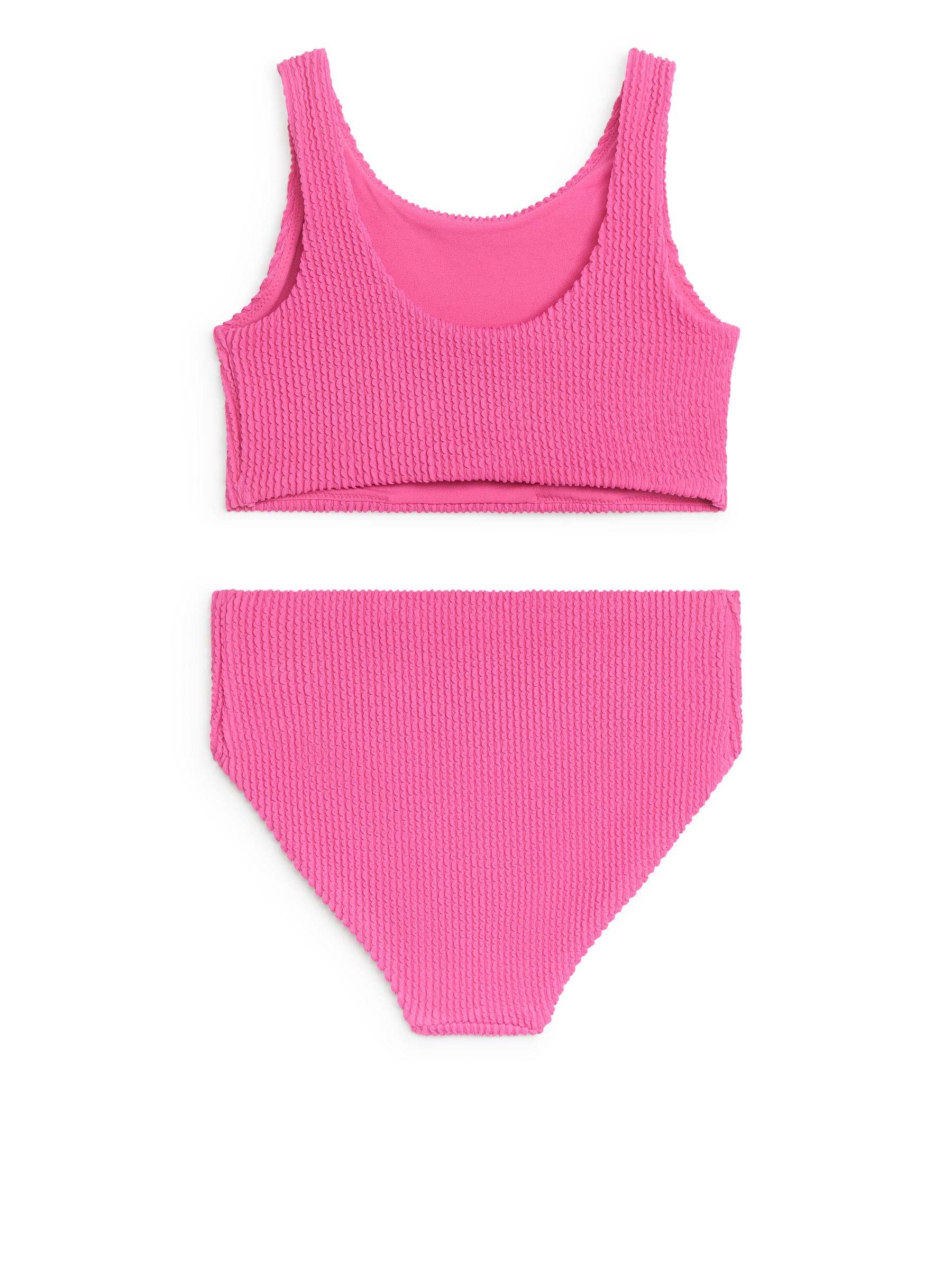 Bikini aus Seersucker - Rosa - Regular Fit - Kinder - StillMedia/DescriptiveStillLife - 1