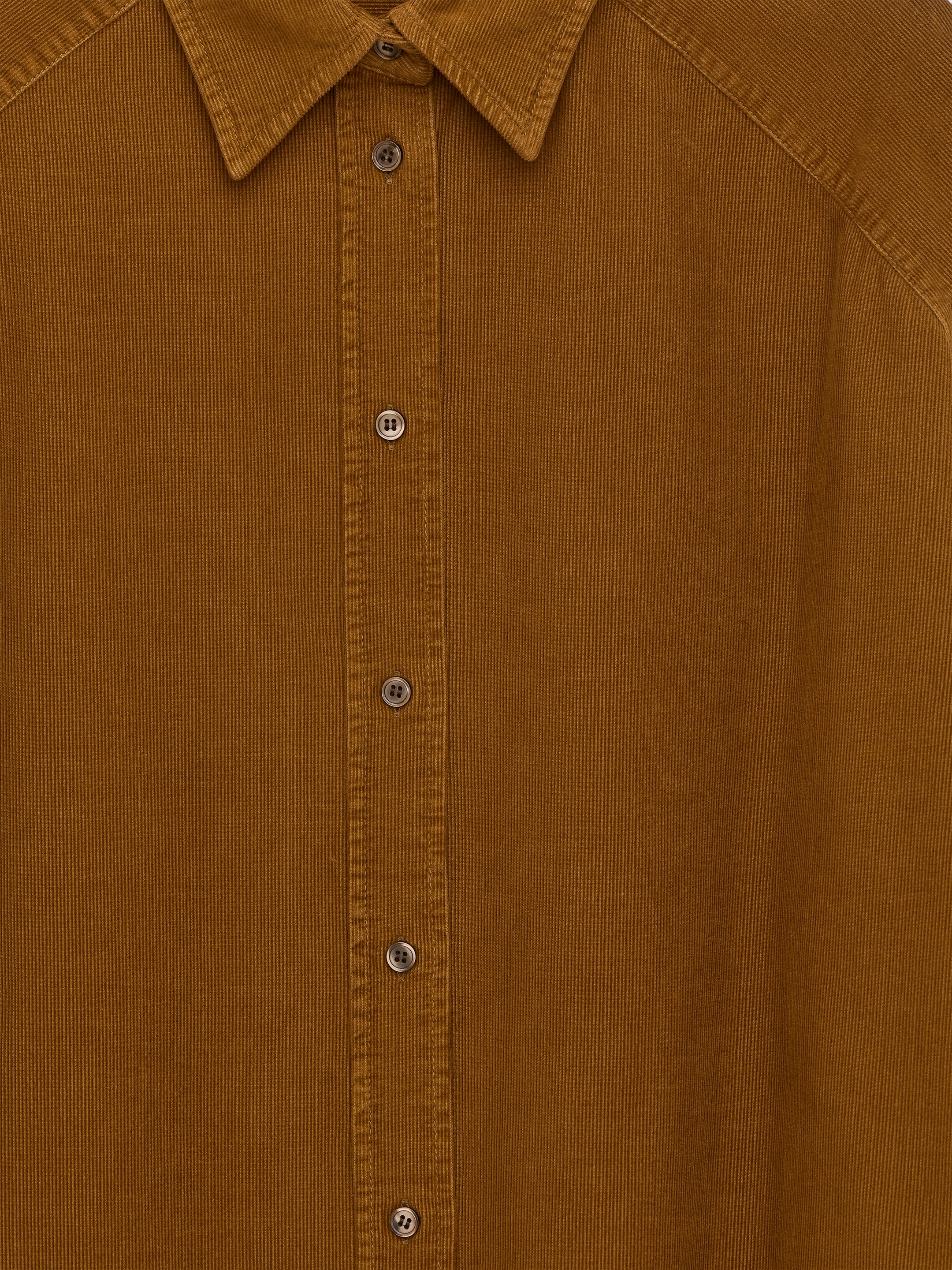 Ingrandisci l'immagine: Corduroy Shirt - Dark Mustard - DONNA | H&M CH 6