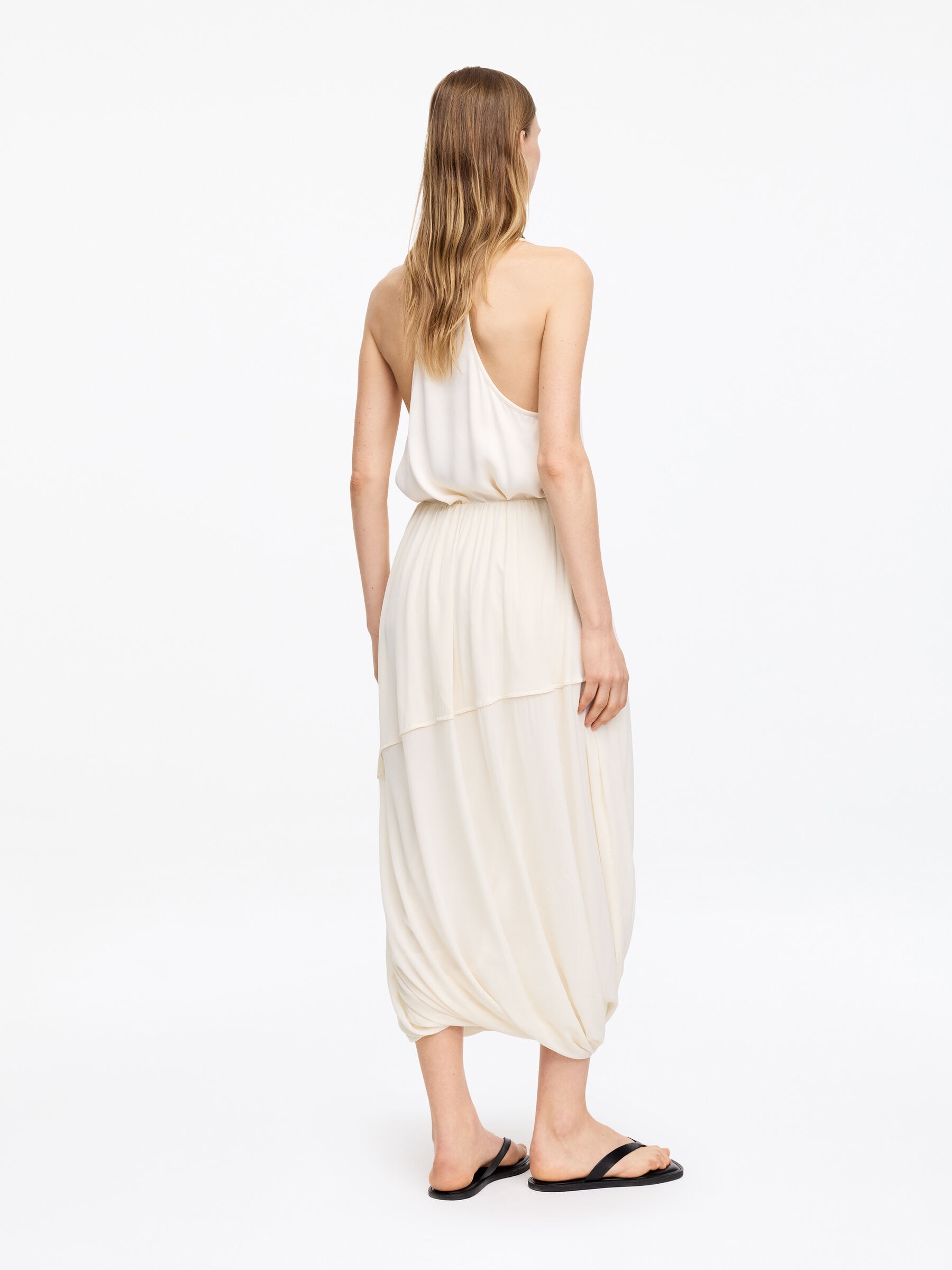 Draped Maxi Skirt - Off White - Regular fit - Women - StillMedia/Lookbook - 4