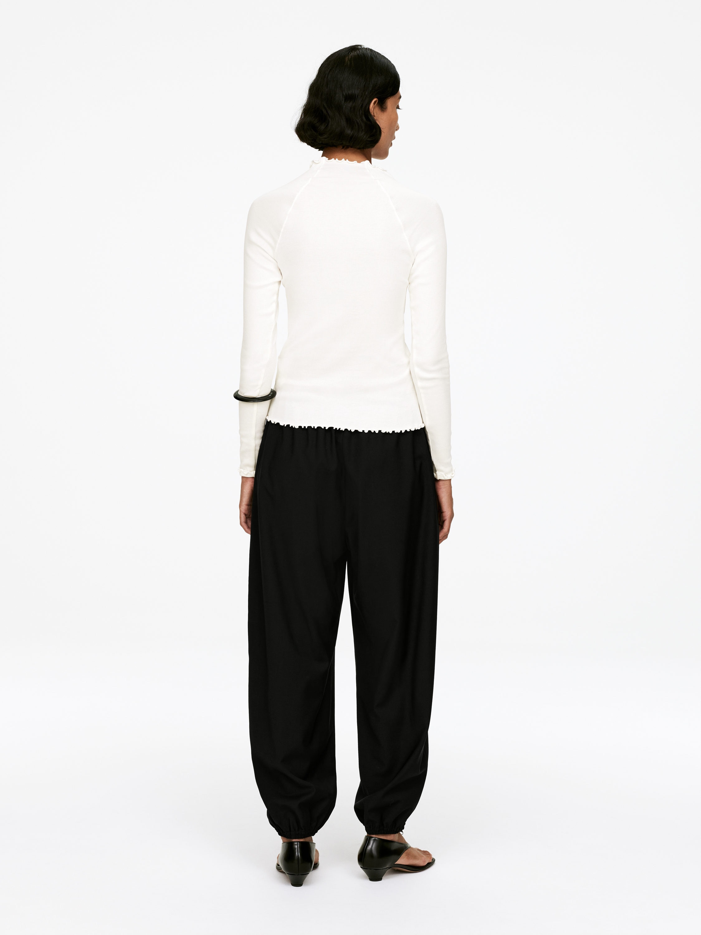 Babylock Long-Sleeve T-Shirt - Off White - Slim fit - Women - StillMedia/Lookbook - 6