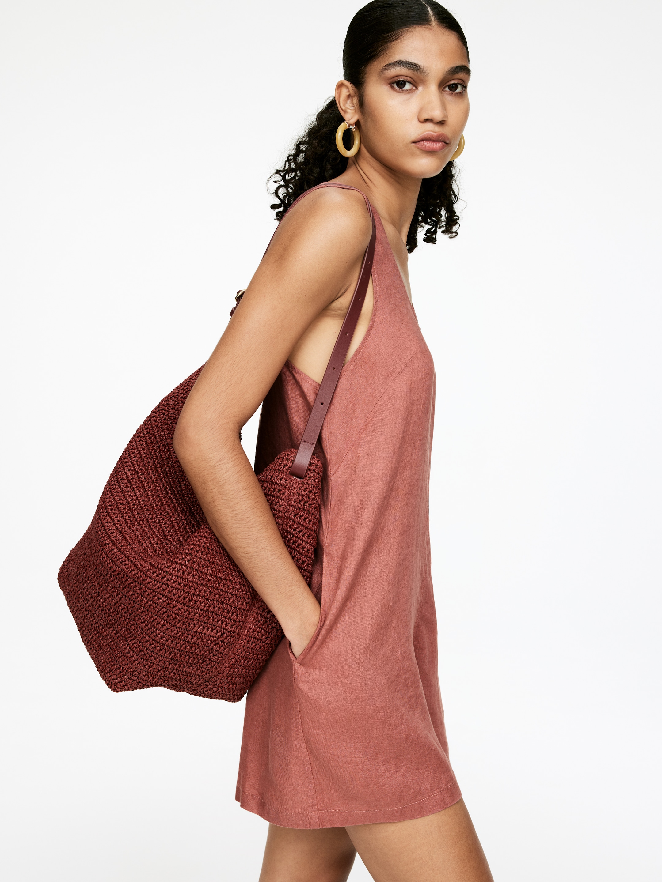 Zobraziť väčší obrázok: Ľanový overal - Rust - ŽENY | H&M SK 2
