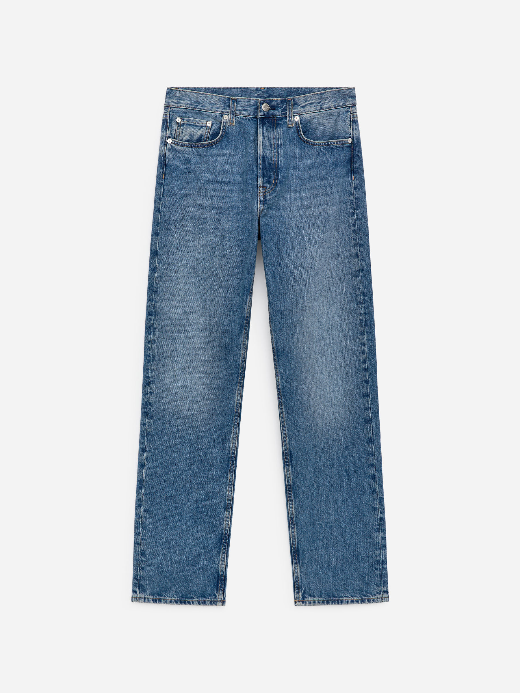 SNOW Straight Jeans-#80AAD8-18065