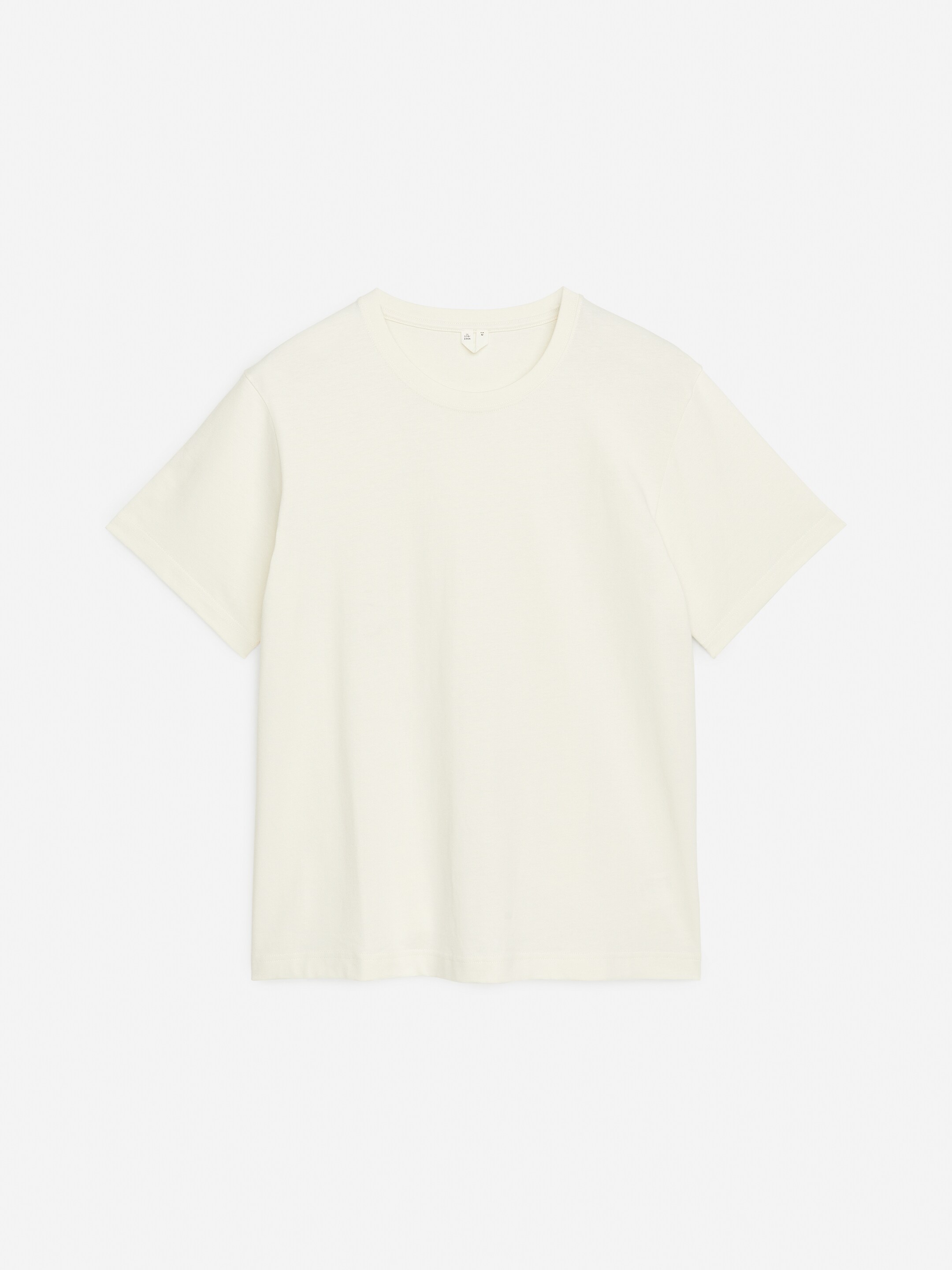 Grotere afbeelding bekijken: Ruimvallend T-shirt van 220 gsm jersey - Offwhite - HEREN | H&M NL 5