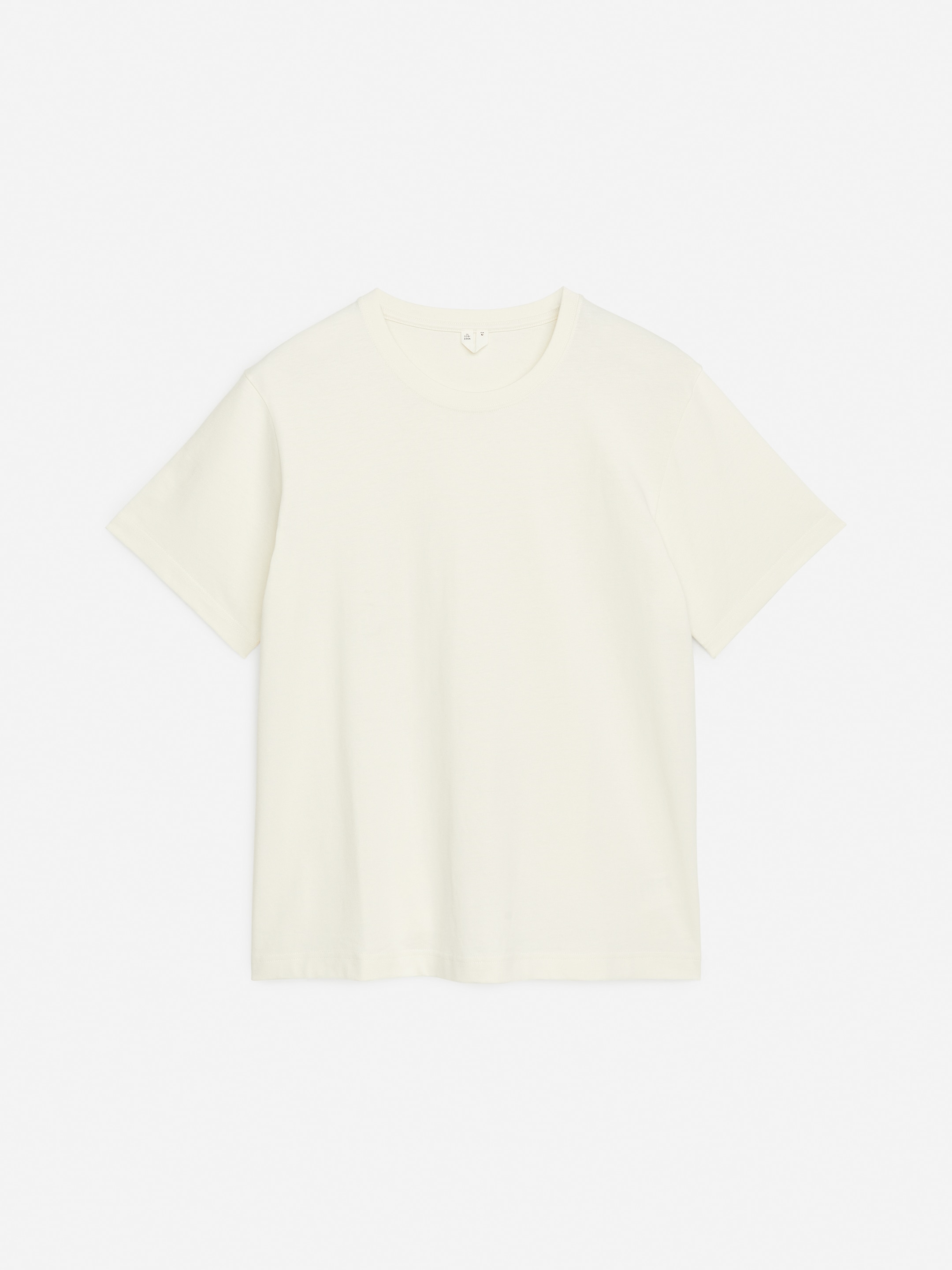 220 GSM Relaxed T-Shirt-#E8E4D5-10470