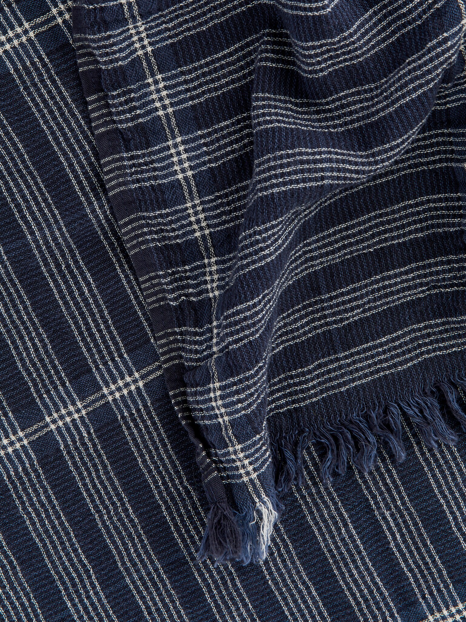 Coperta in cotone - Blu - 3