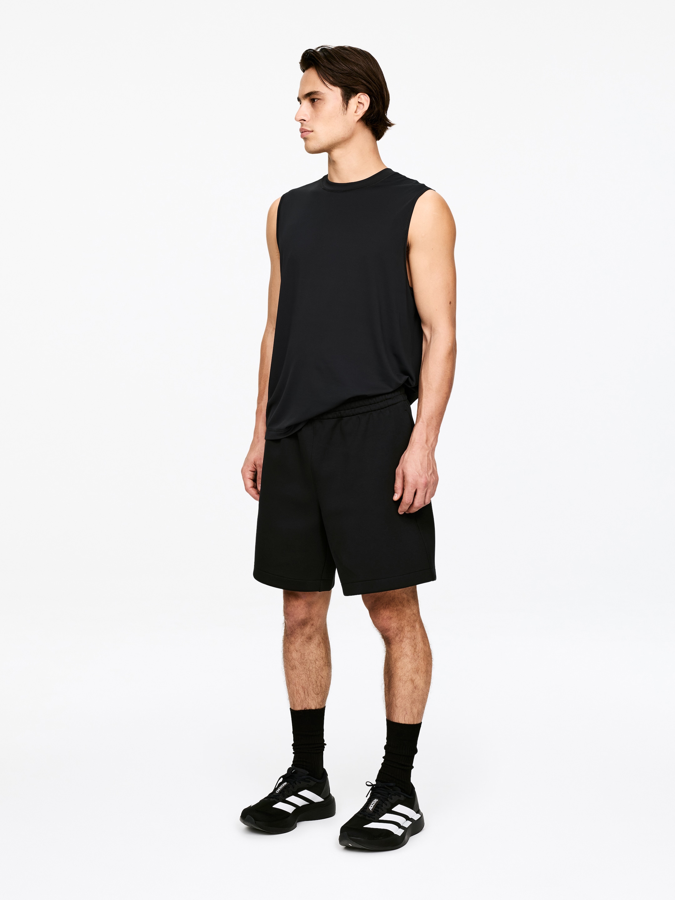 ARKET ACTIVE Jerseyshorts - Schwarz - Loose Fit - Herren - StillMedia/Lookbook - 3
