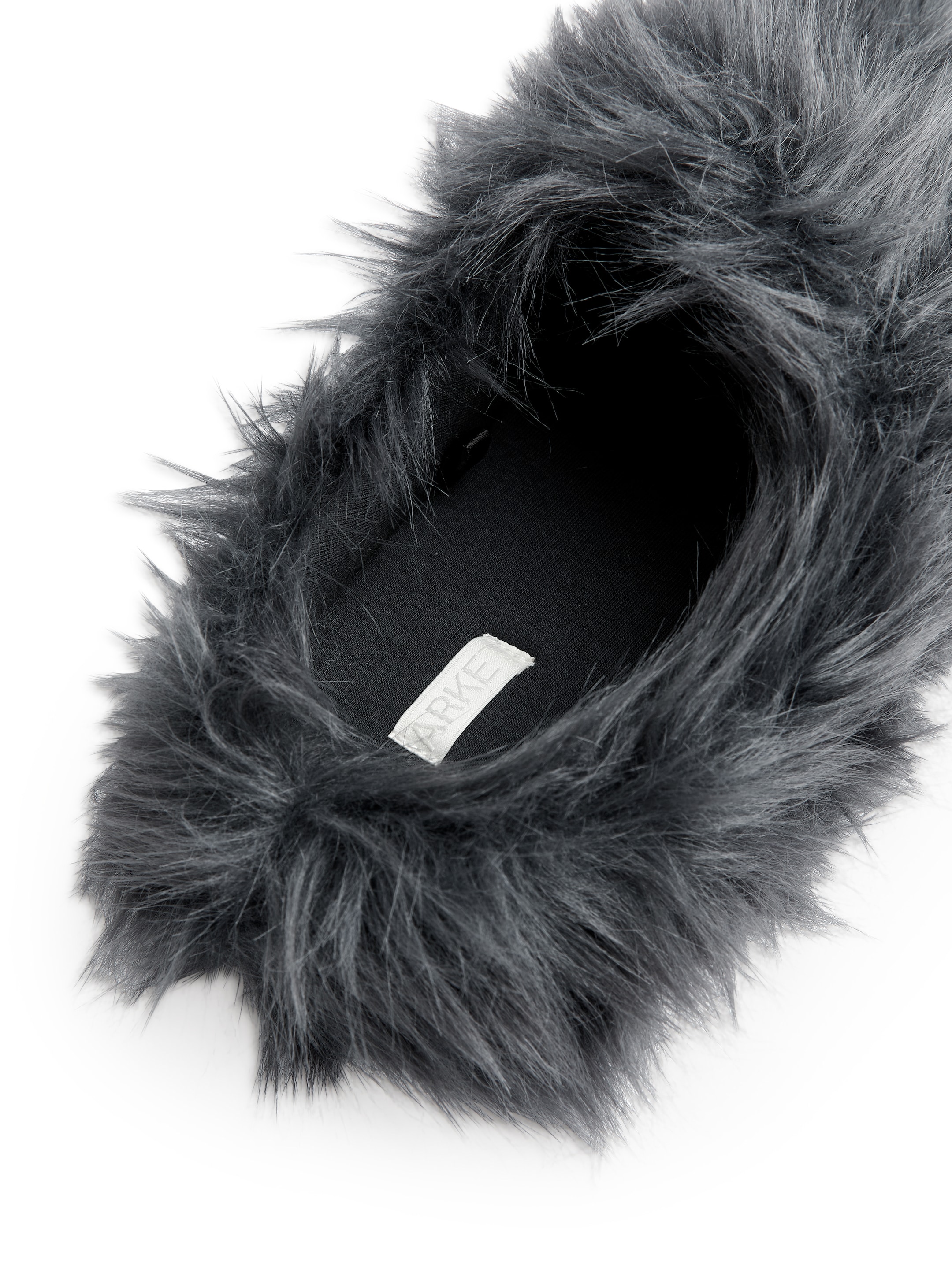 Flauschige Hausschuhe - Dunkelgrau - Damen - StillMedia/DescriptiveDetail - 4