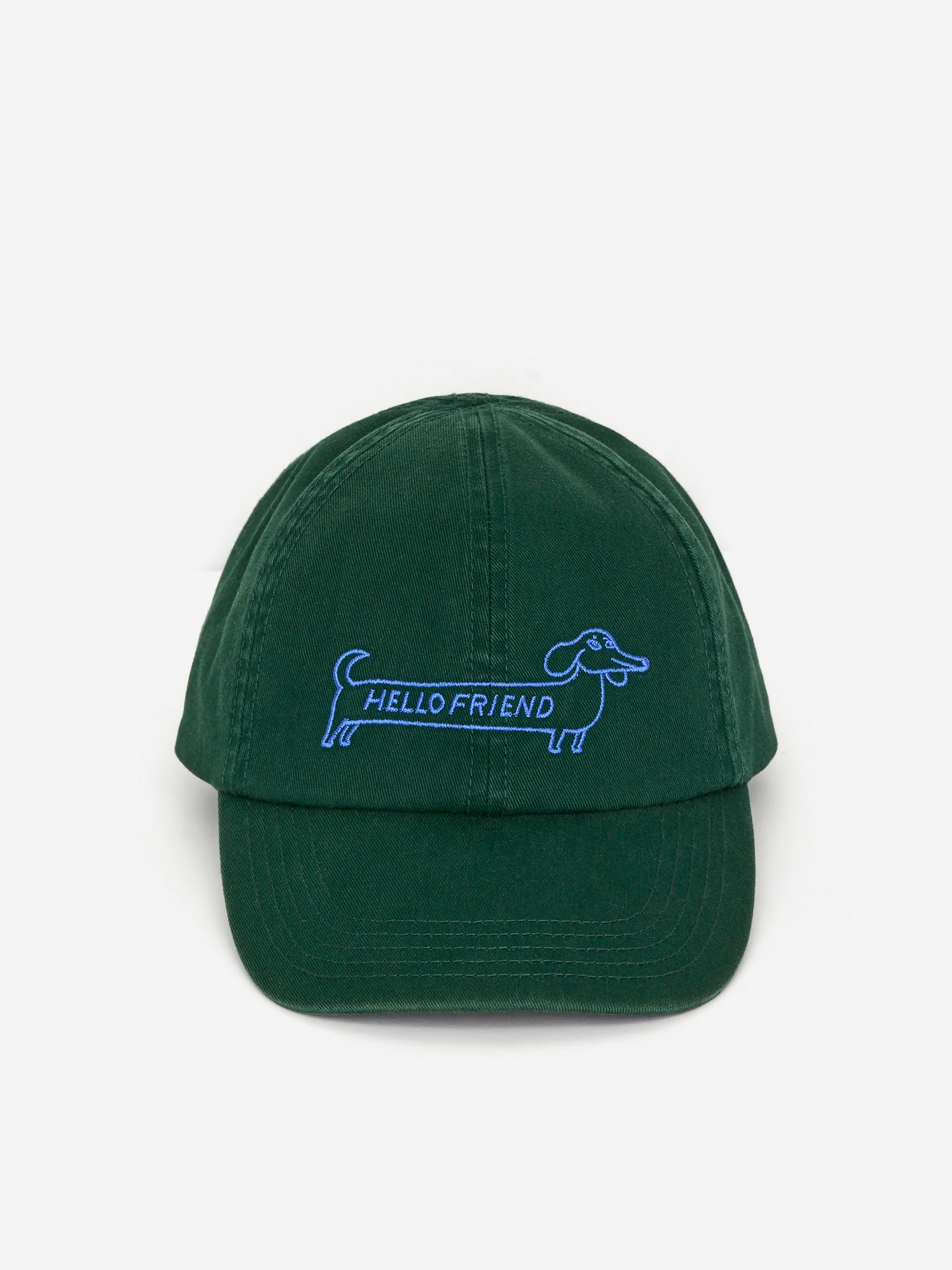Embroidered Cap - Green - Children - StillMedia/DescriptiveStillLife - 3